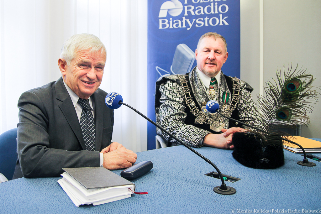 prof. Adam Dobroński i Tomasz Miliszkiewicz