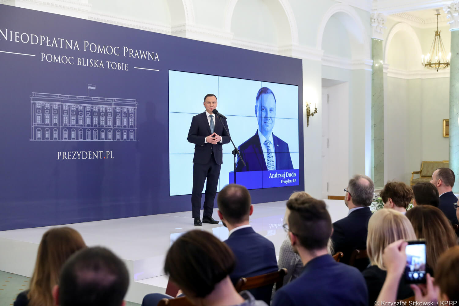 prezydent Andrzej Duda i dr Krzysztof Szczucki