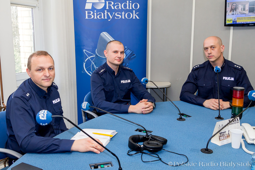 asp. Marcin Gawryluk, podkom. Tomasz Waszczuk i kom. Tomasz Krupa