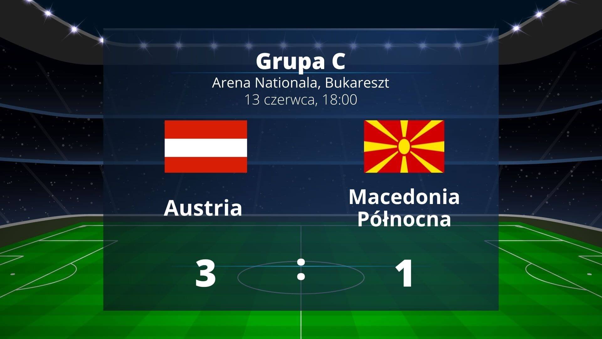 Grupa C: Austria z historycznym pierwszym zwycięstwem na Euro