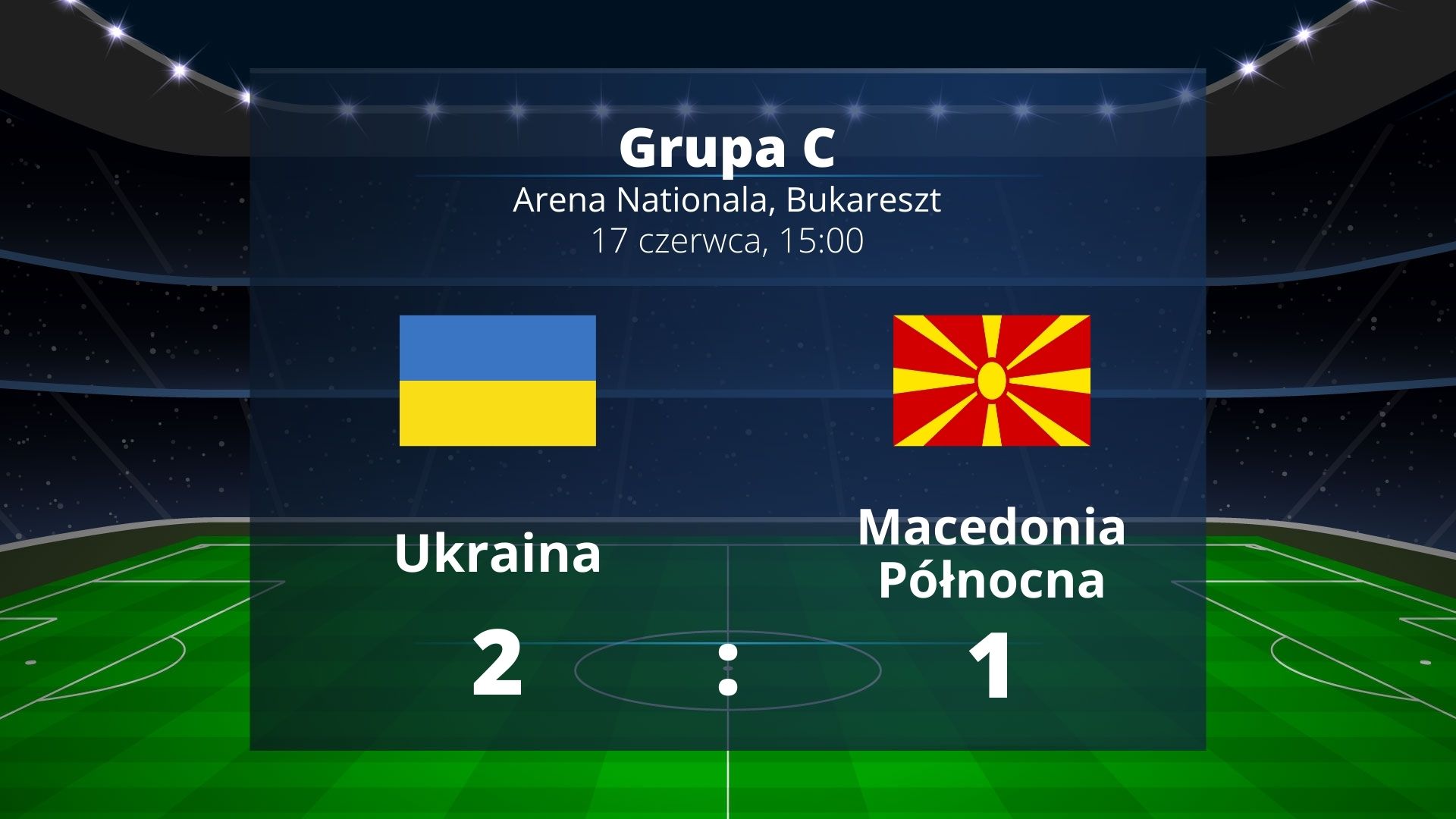 Grupa C: dwa niewykorzystane rzuty karne i zwycięstwo Ukrainy