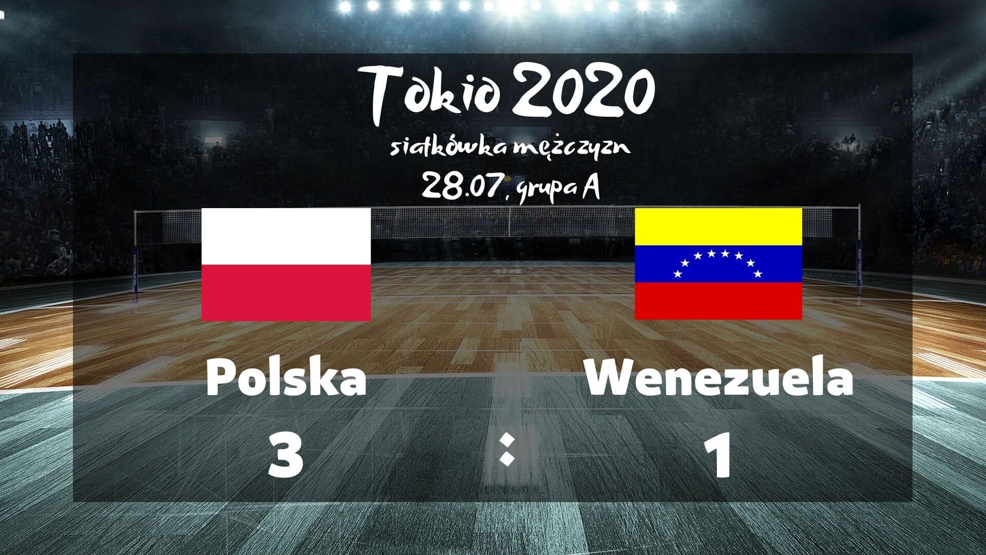 Wpadka w trzecim secie, ale wygrana polskich siatkarzy z Wenezuelą