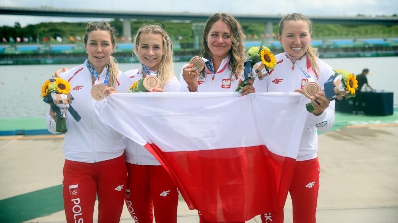 Brązowy medal kajakarskiej czwórki kobiecej na 500 m!