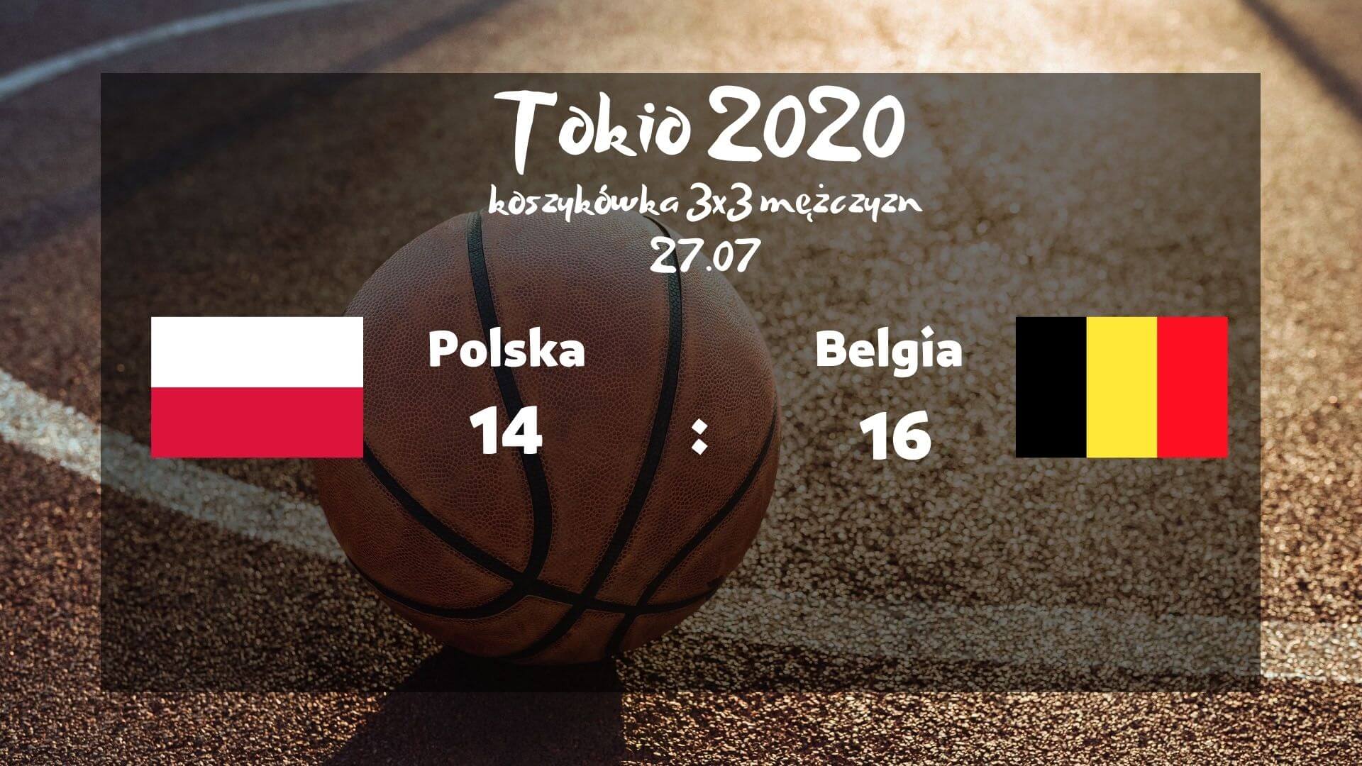 Koszykarze przegrali mecz z Belgią i żegnają się z turniejem