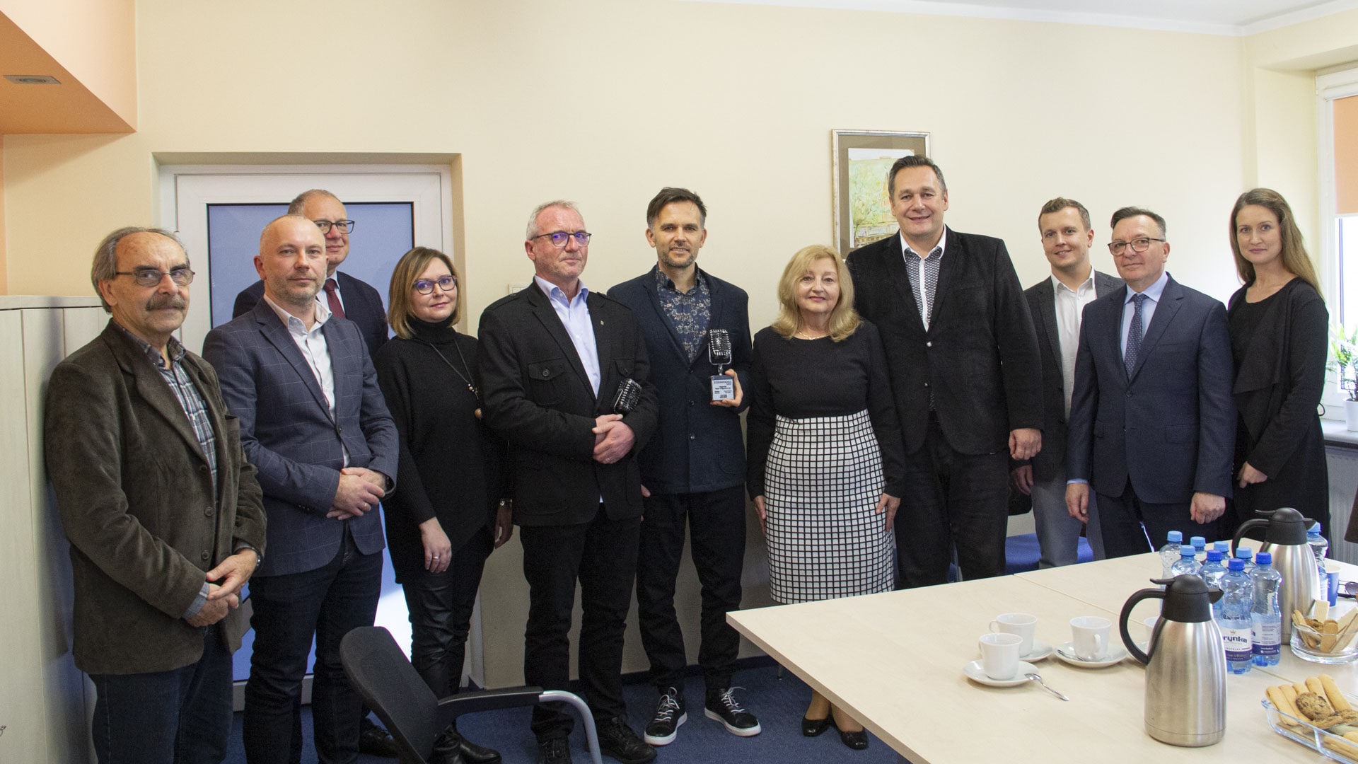 Andrzej Bajguz i Adam Dąbrowski z nagrodami Rady Programowej Polskiego Radia Białystok