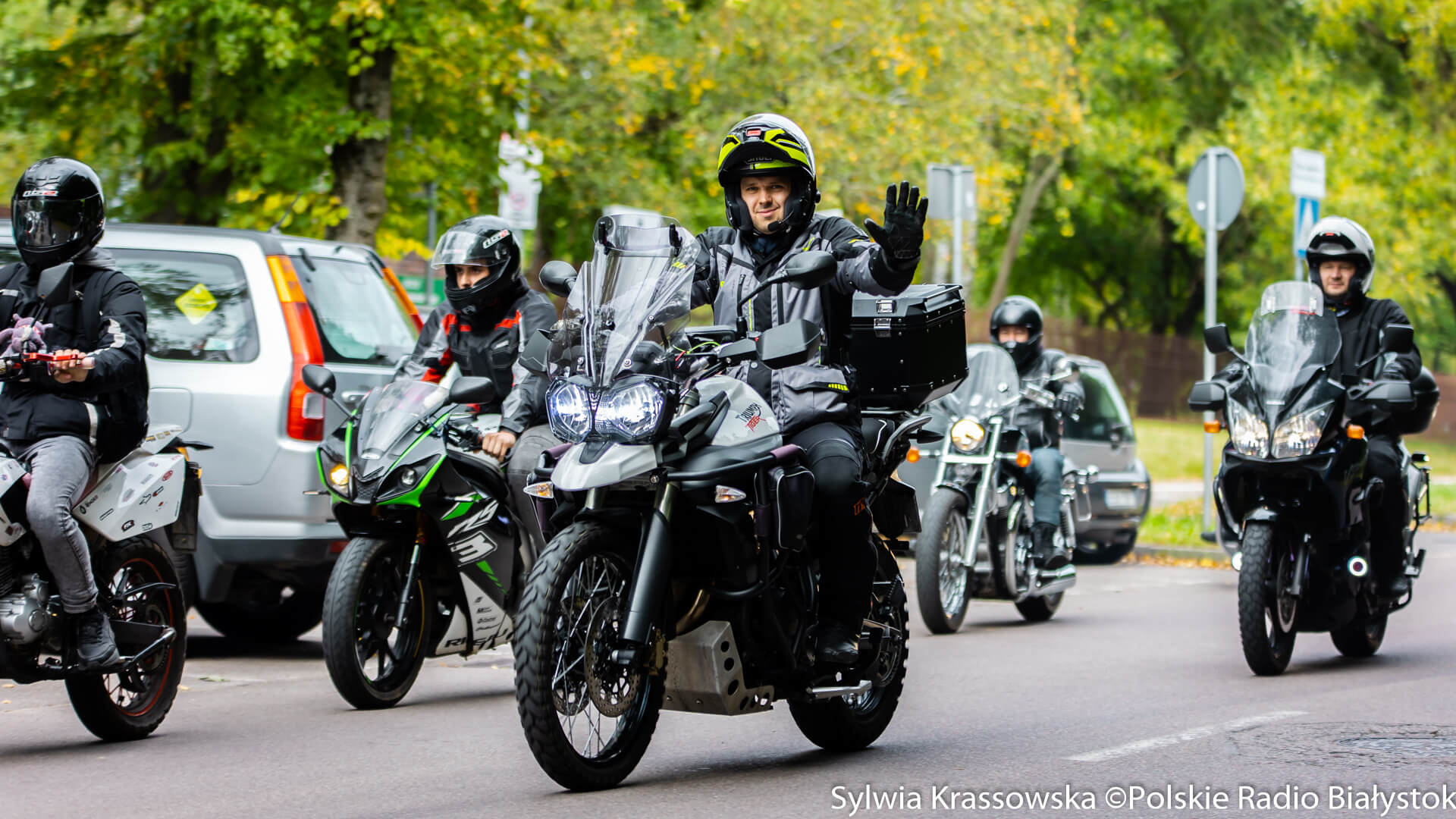 Zbiórka krwi i parada motocyklistów - akcja MotoSerce w Białymstoku [zdjęcia]