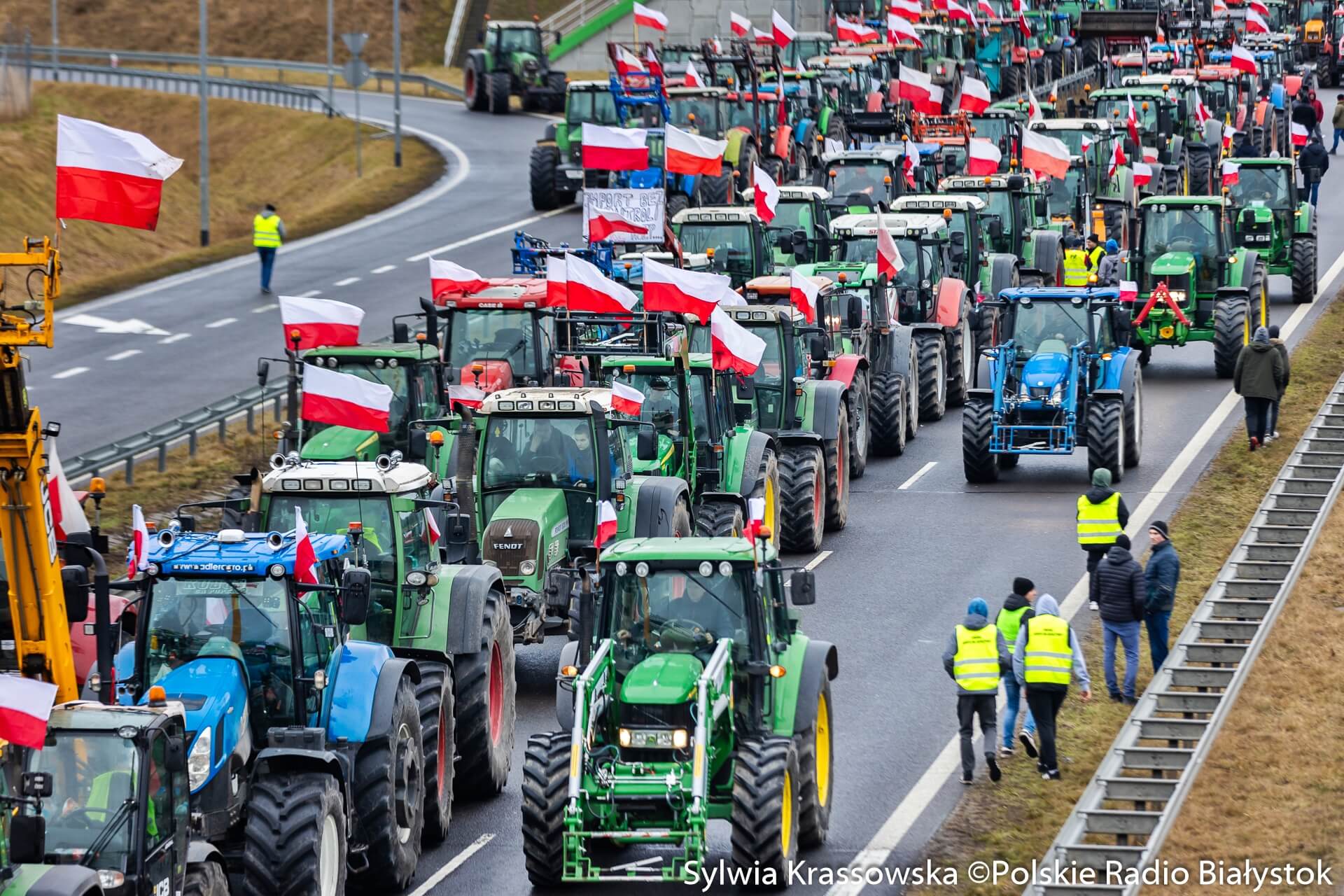 Podlascy rolnicy manifestowali w centrum Warszawy