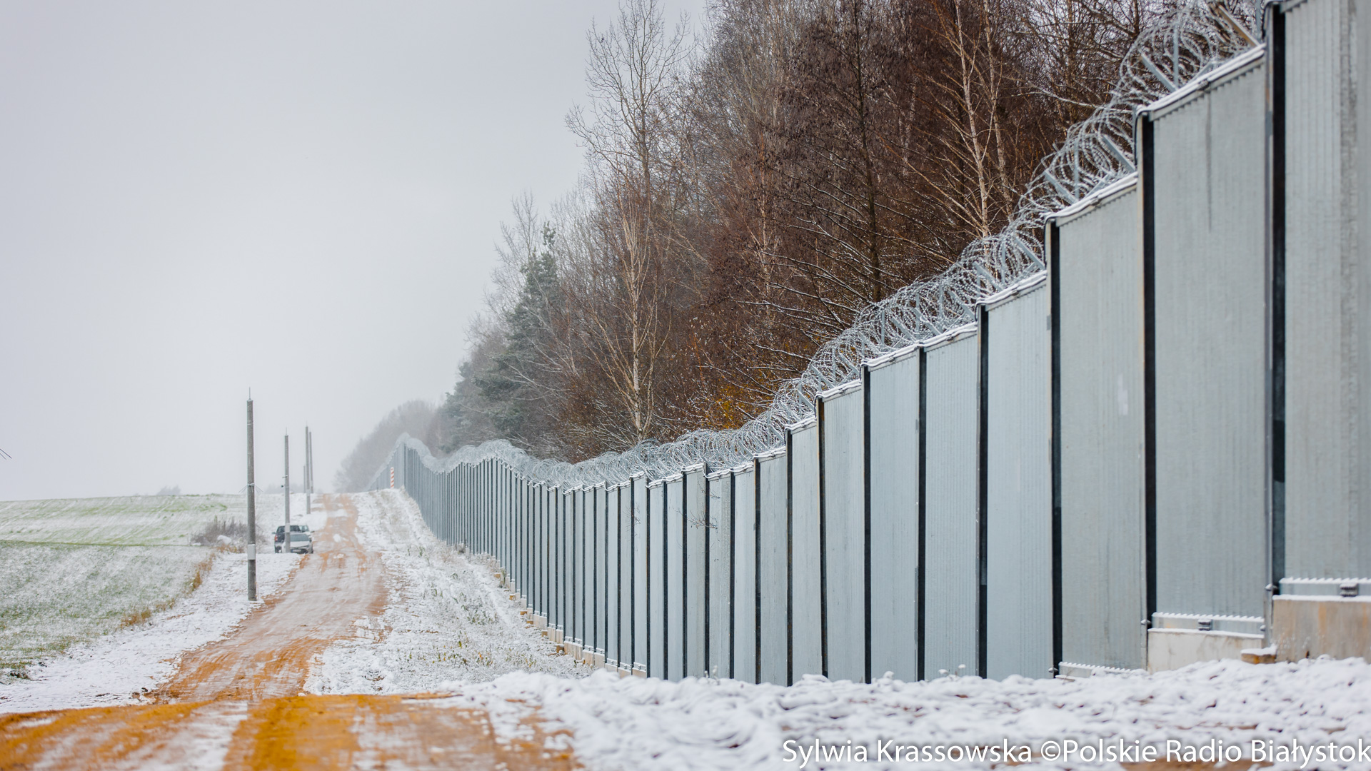 Gotowy jest kolejny odcinek bariery elektronicznej na granicy z Białorusią