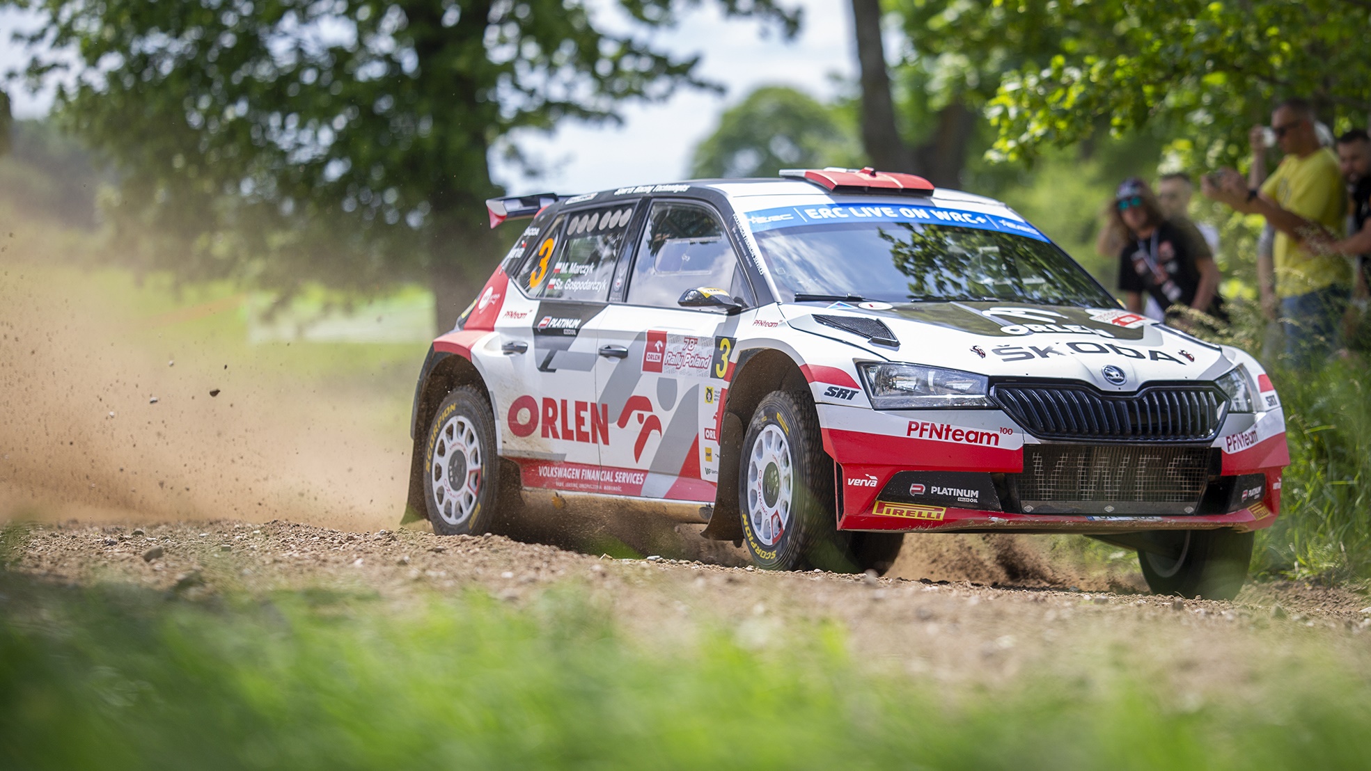 Rajdowe ME - Mikołaj Marczyk wygrał Rajd Polski [zdjęcia]