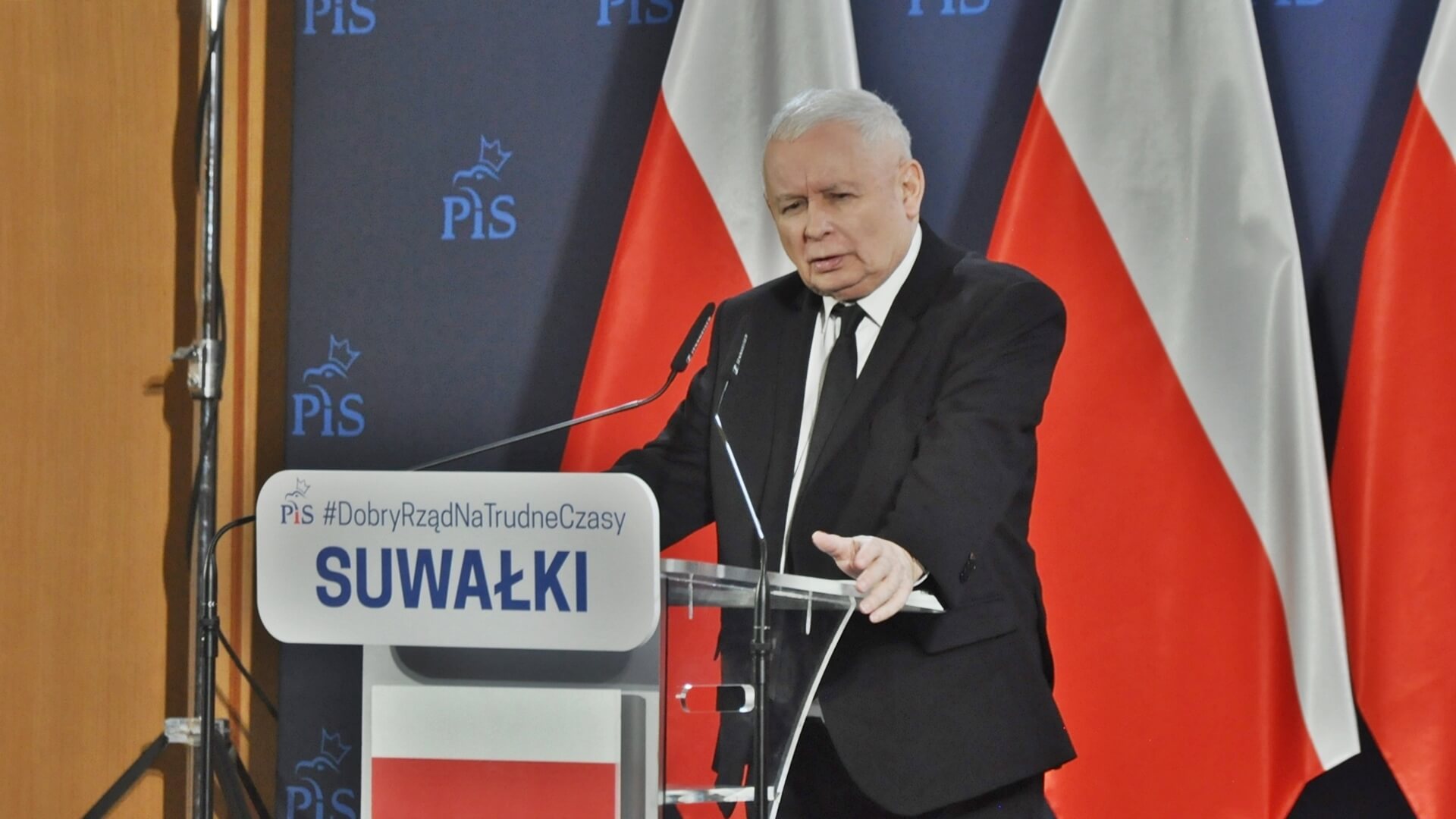 Jarosław Kaczyński z wizytą w Suwałkach [zdjęcia]