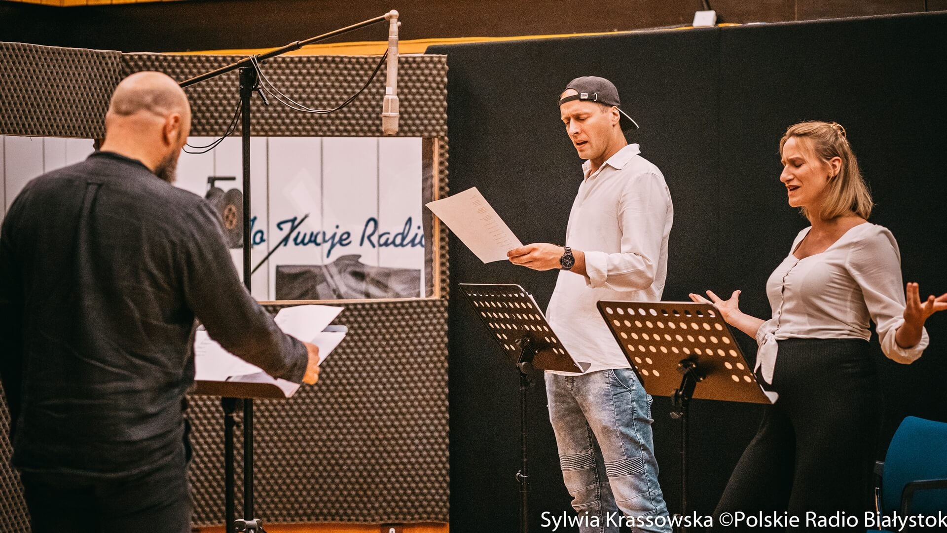 "Głosy ciemności" - premiera słuchowiska w Polskim Radiu Białystok [zdjęcia]