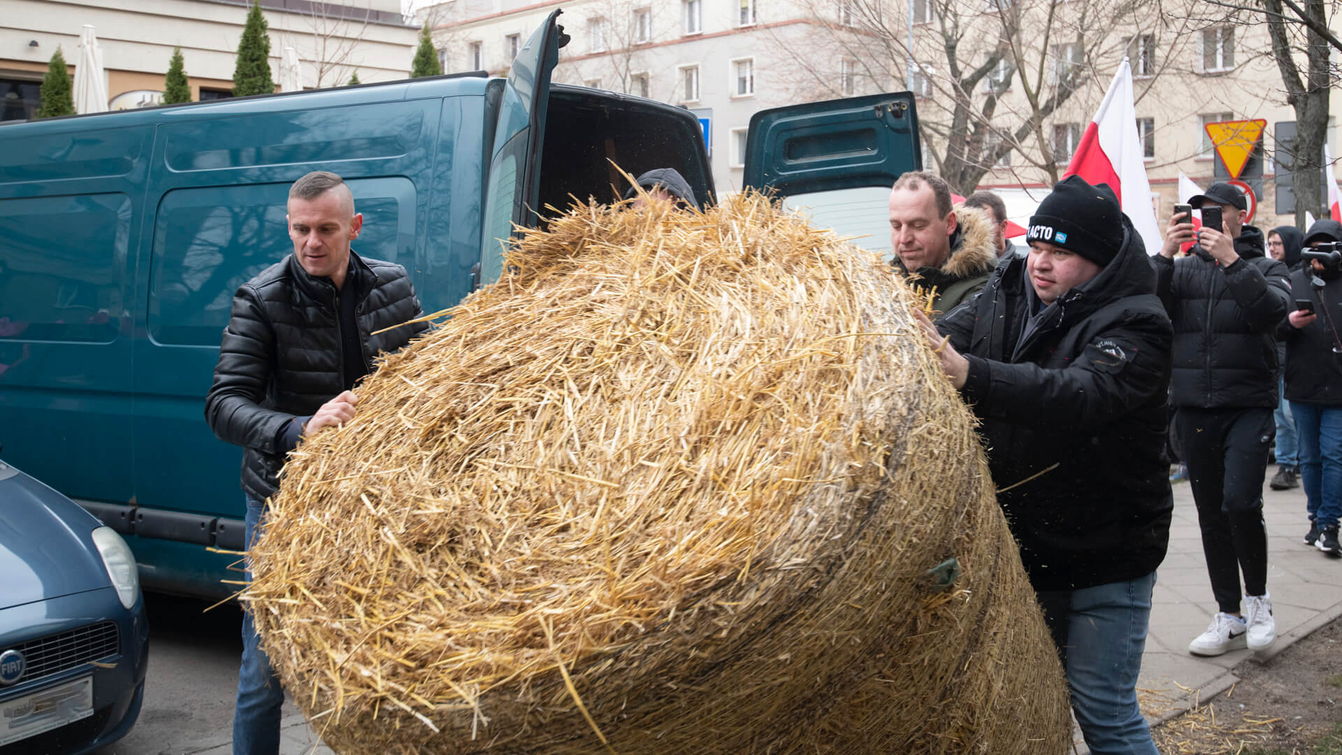 Protest rolników w Białymstoku [zdjęcia]