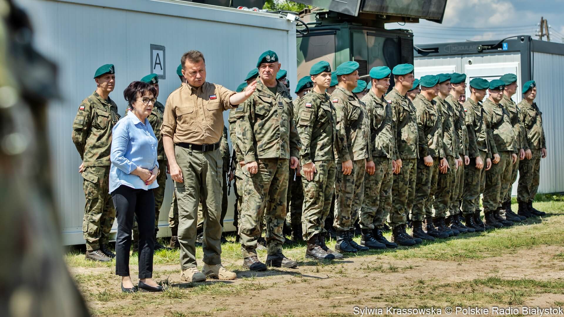 Mariusz Błaszczak i Elżbieta Witek w Podlaskiem [zdjęcia]
