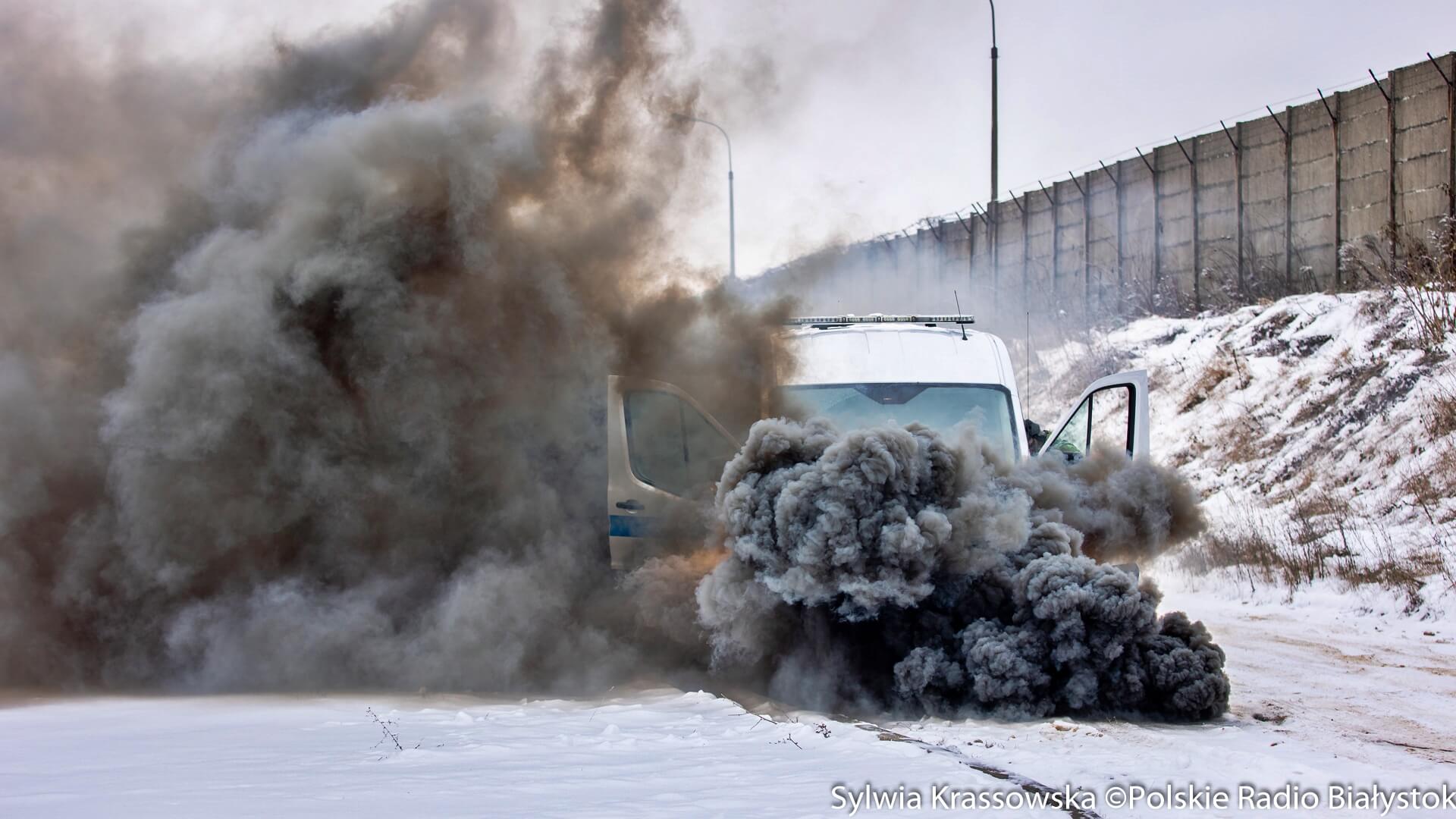 Ćwiczenia na terenie Aresztu Śledczego w Białymstoku [zdjęcia, wideo]