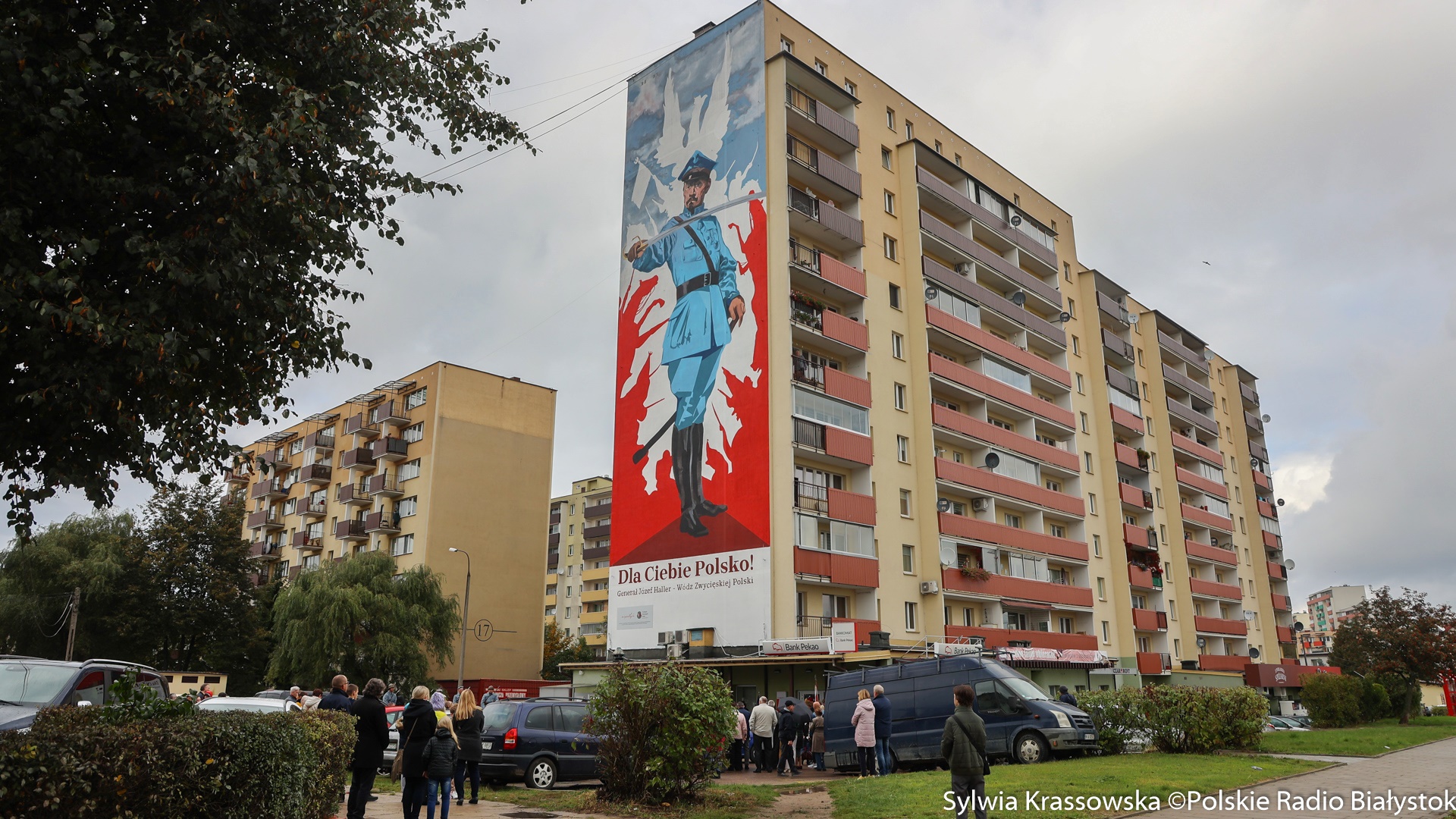 W Białymstoku można podziwiać mural przedstawiający generała Józefa Hallera [zdjęcia]