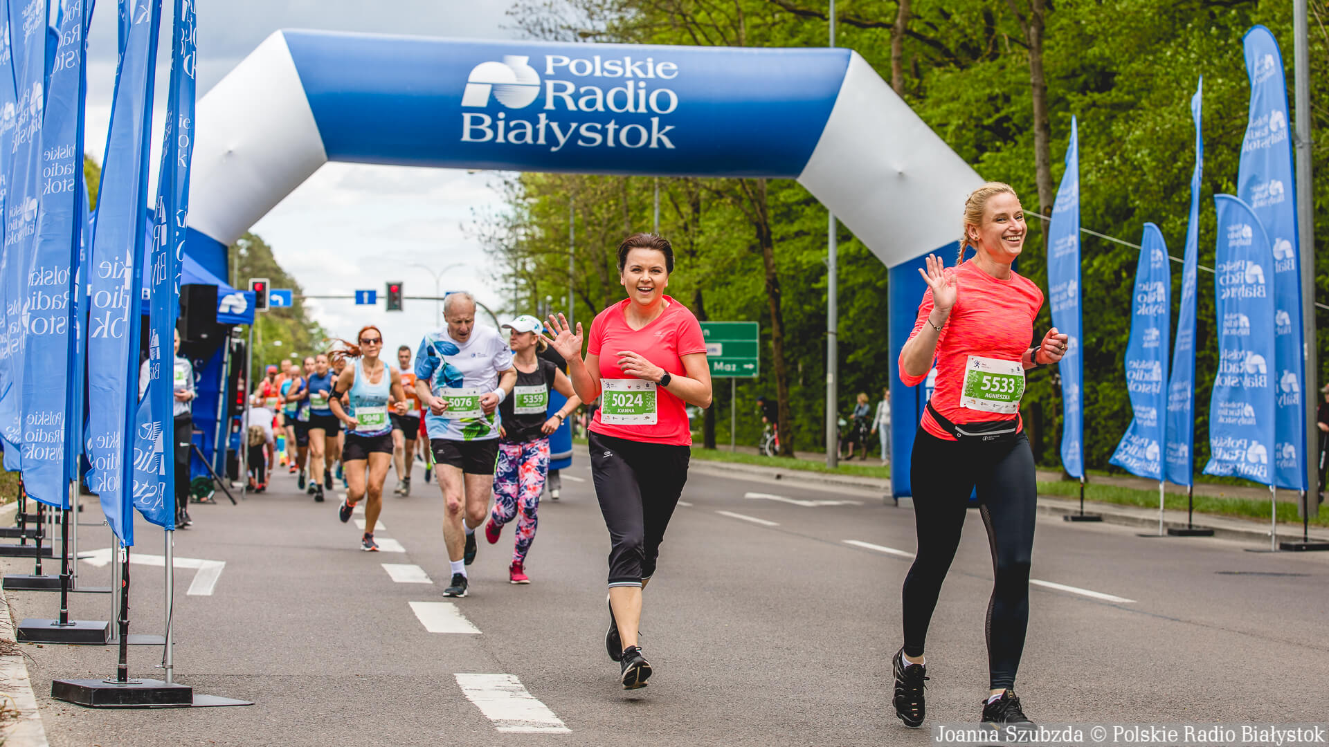 Radiowa strefa kibica na 9. PKO Białystok Półmaratonie [zdjęcia]