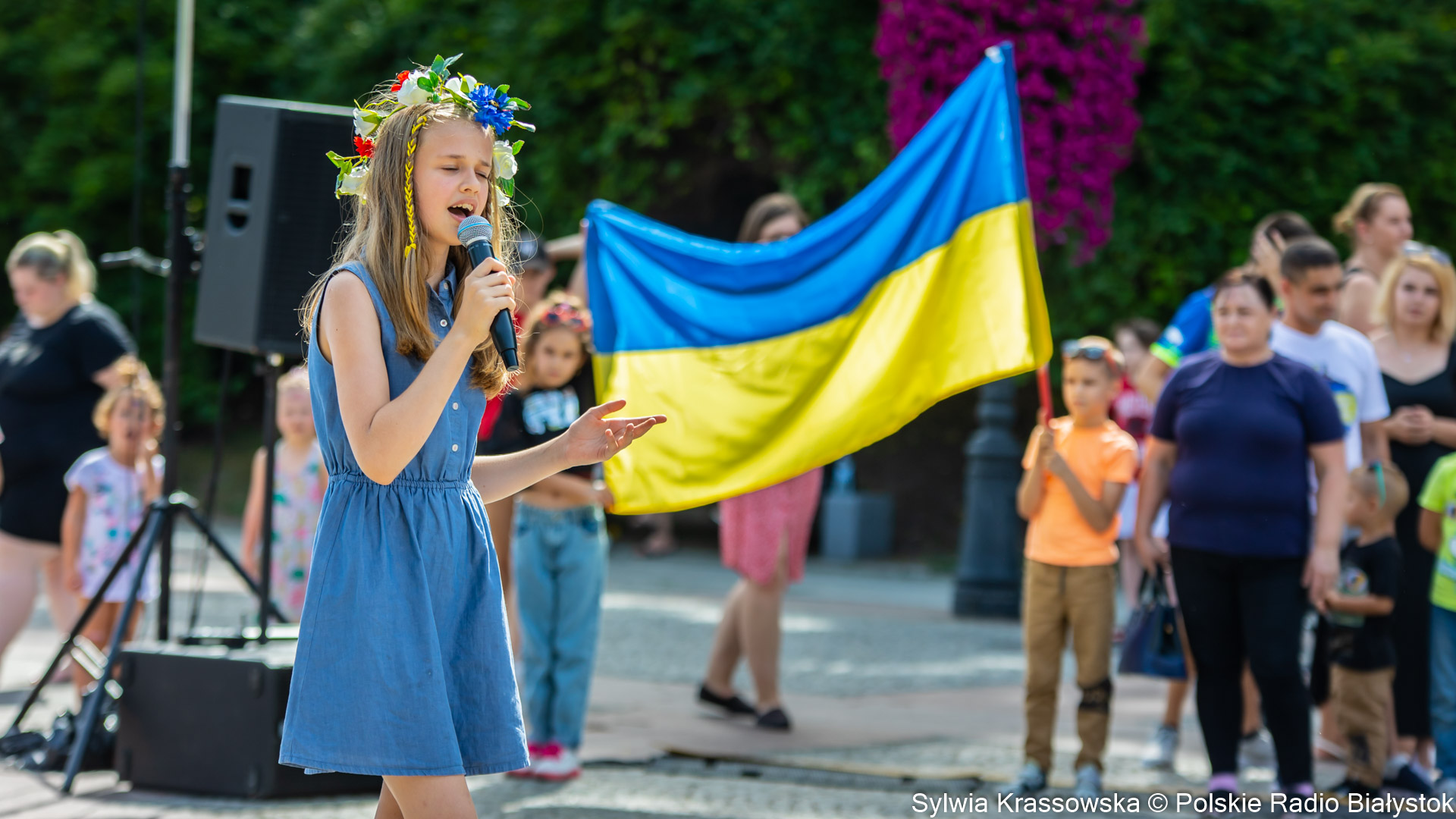 Festyn integracyjny przed Teatrem Dramatycznym z okazji Dnia Niepodległości Ukrainy [zdjęcia]