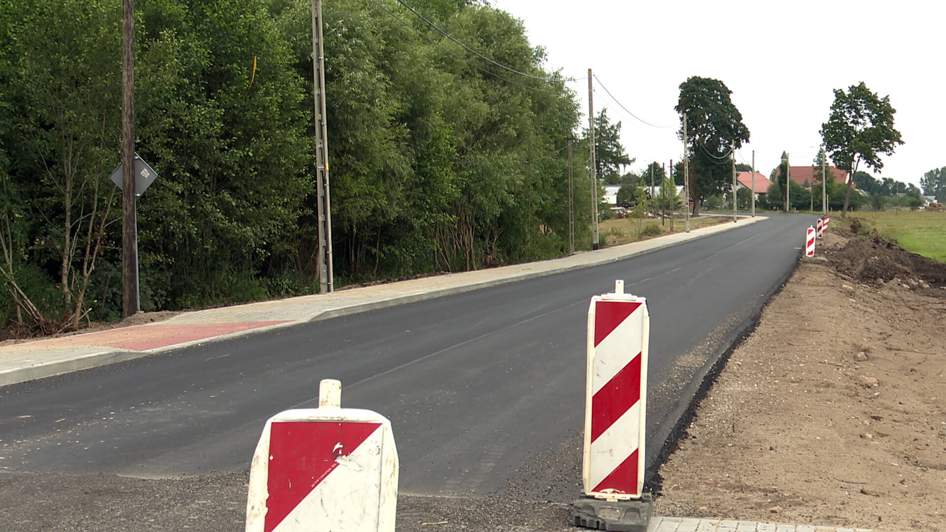 Można już jeździć wyremontowaną drogą w Białaszewie w powiecie grajewskim