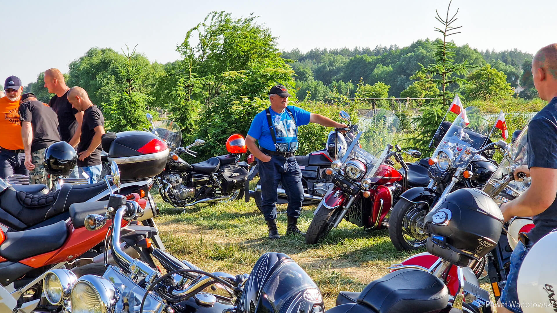 Zlot motocyklowy w Jedwabnem