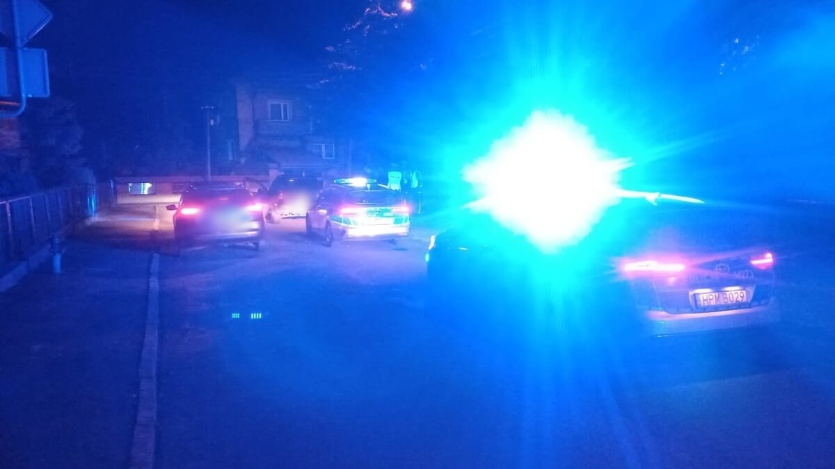 Pijany kierowca uciekał ulicami Łomży - policjanci zatrzymali go po pościgu