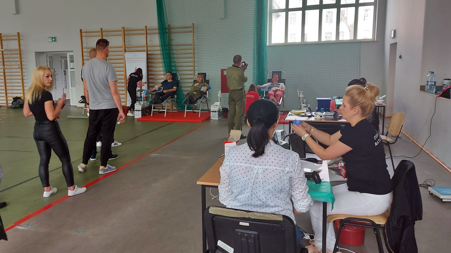 Podlascy strażnicy graniczni oddawali krew w ramach akcji "Na straży życia"