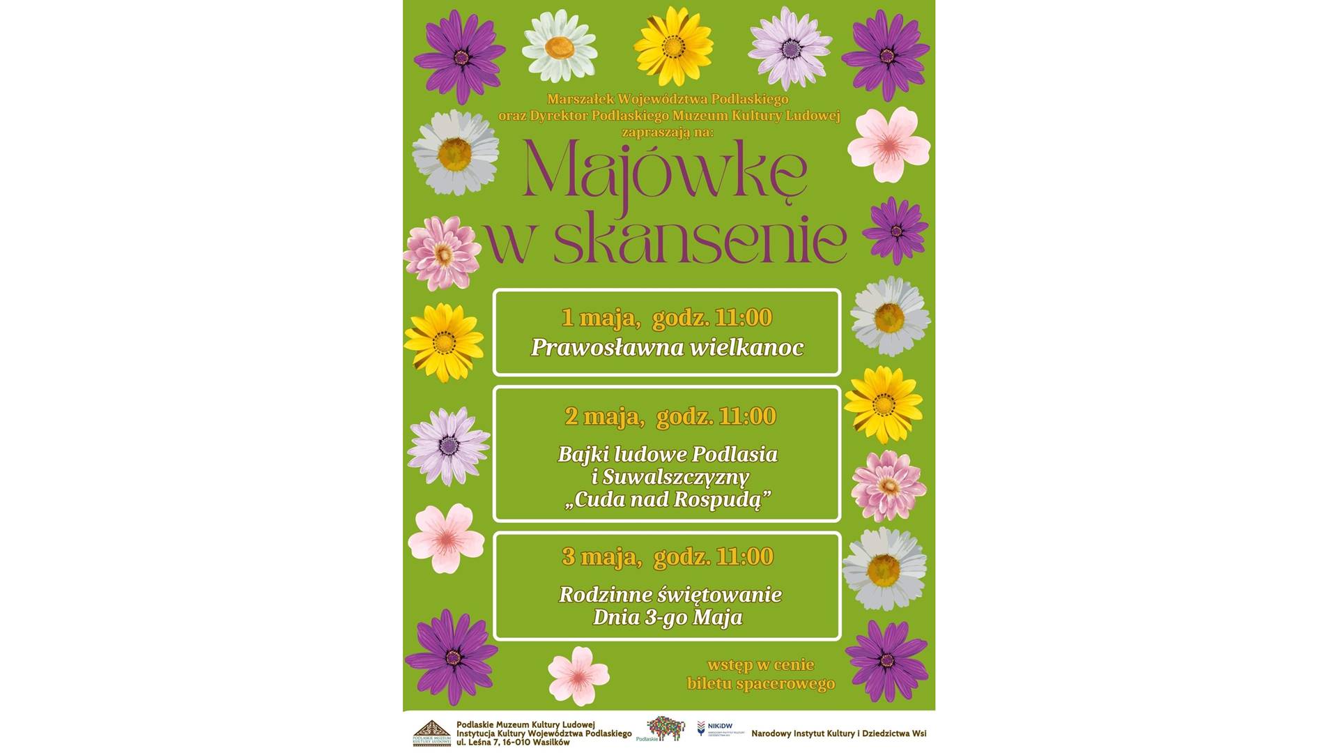 Długi weekend można spędzić w skansenie - specjalne atrakcje przygotowało Podlaskie Muzeum Kultury Ludowej