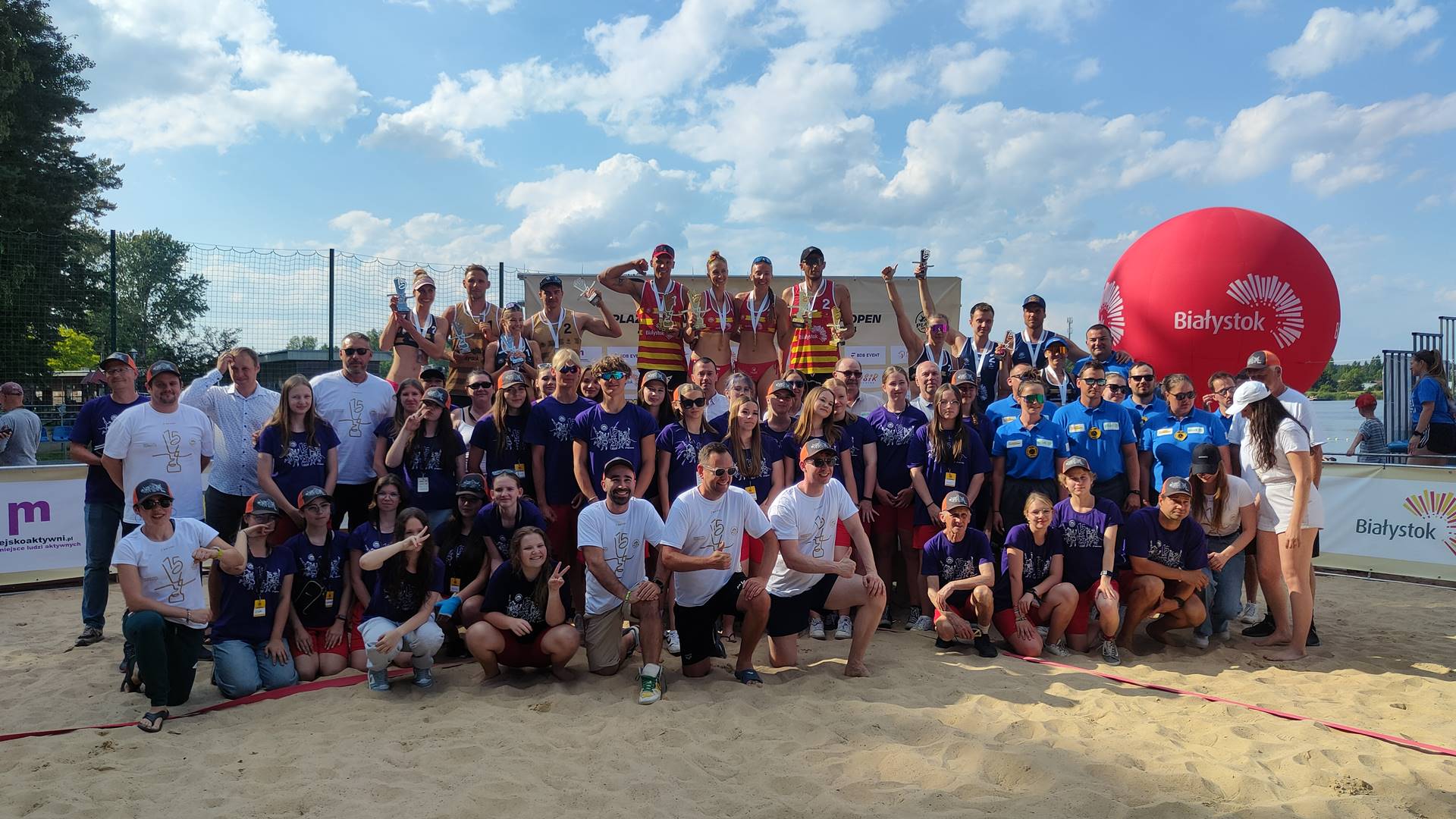 Pary Łodej/Kielak i Groszek/Ciemachowski zwycięzcami turnieju Plaża Open w Białymstoku