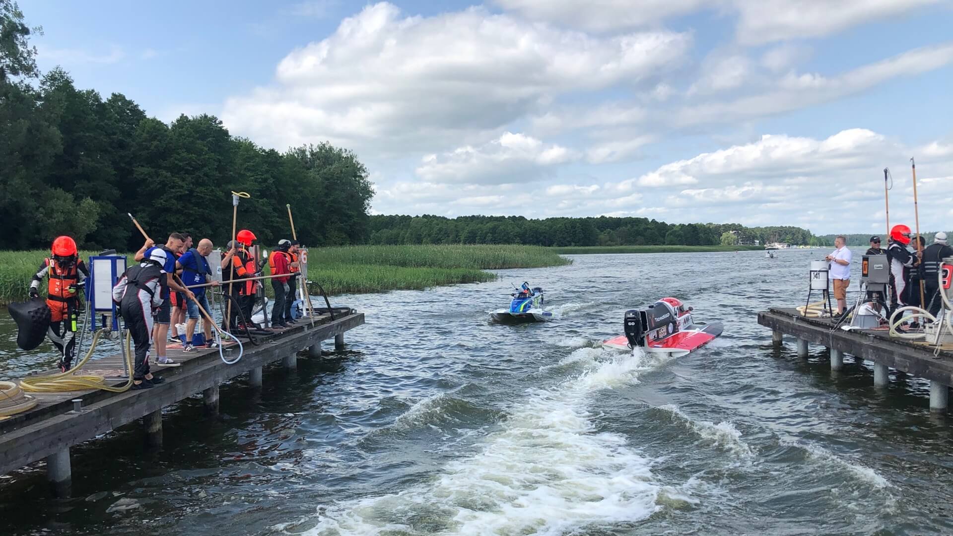 Trwają XVIII Motorowodne Mistrzostwa Świata Orlen Necko Endurance w Augustowie