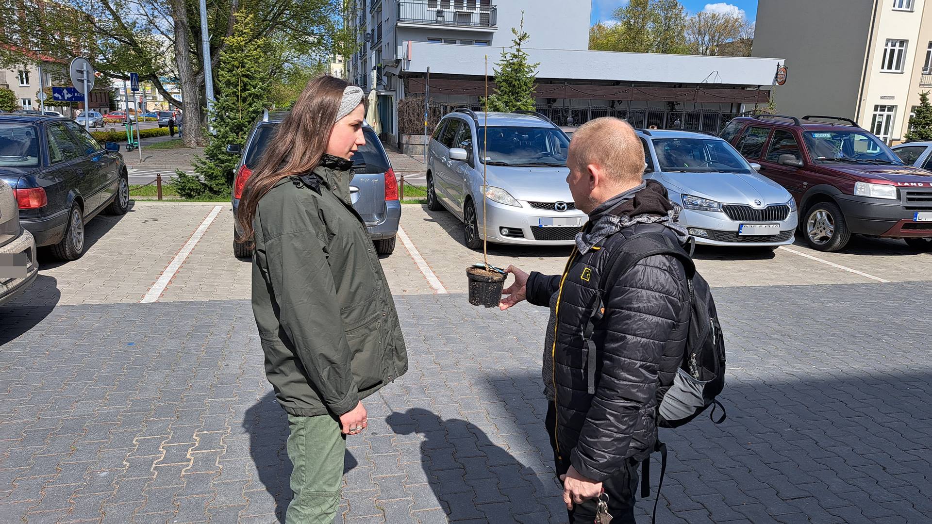 Sadzonka drzewa za oddanie krwi - akcja w Białymstoku