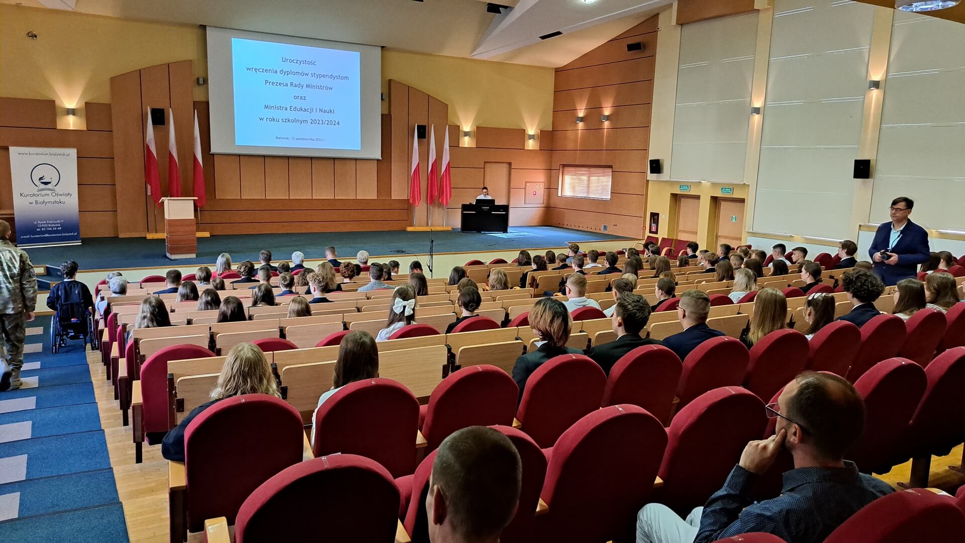 Uczniowie z Podlaskiego otrzymali stypendia Prezesa Rady Ministrów oraz Ministra Edukacji i Nauki