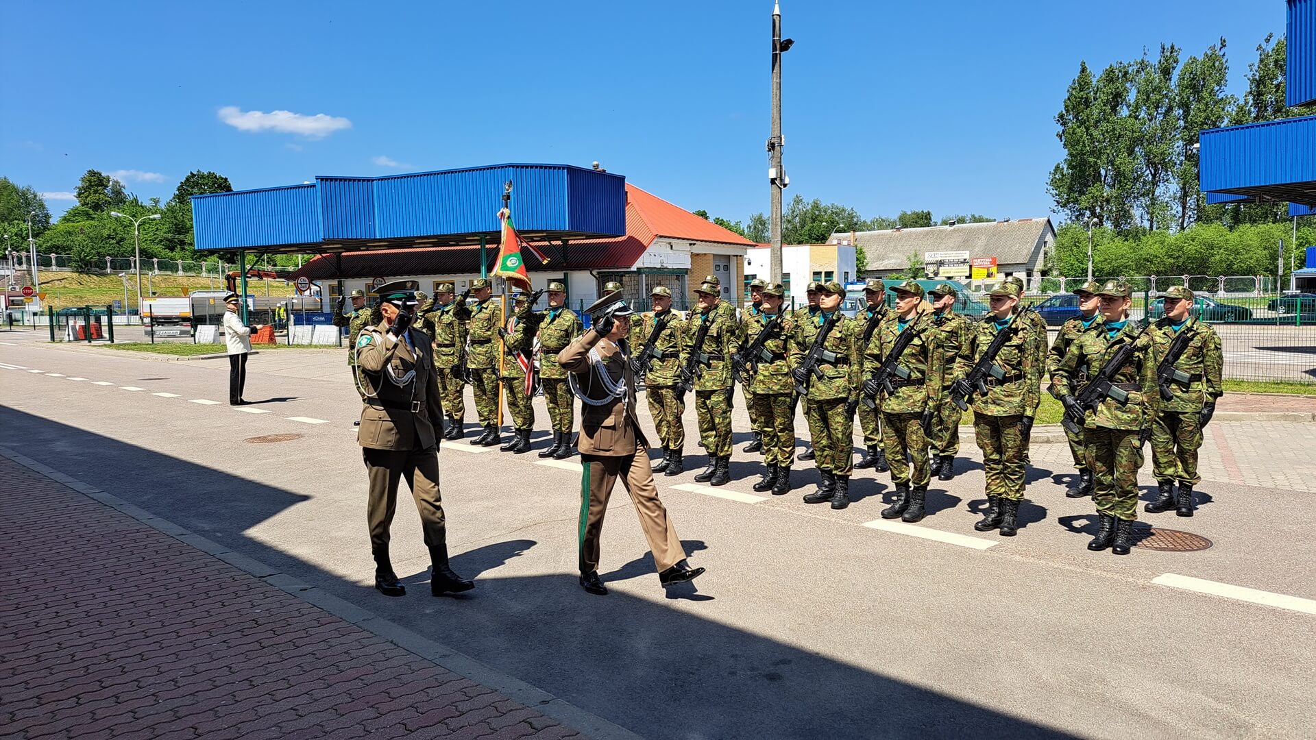 Oficjalne uroczystości z okazji nadania placówce Straży Granicznej w Bobrownikach imienia Powstańców Styczniowych