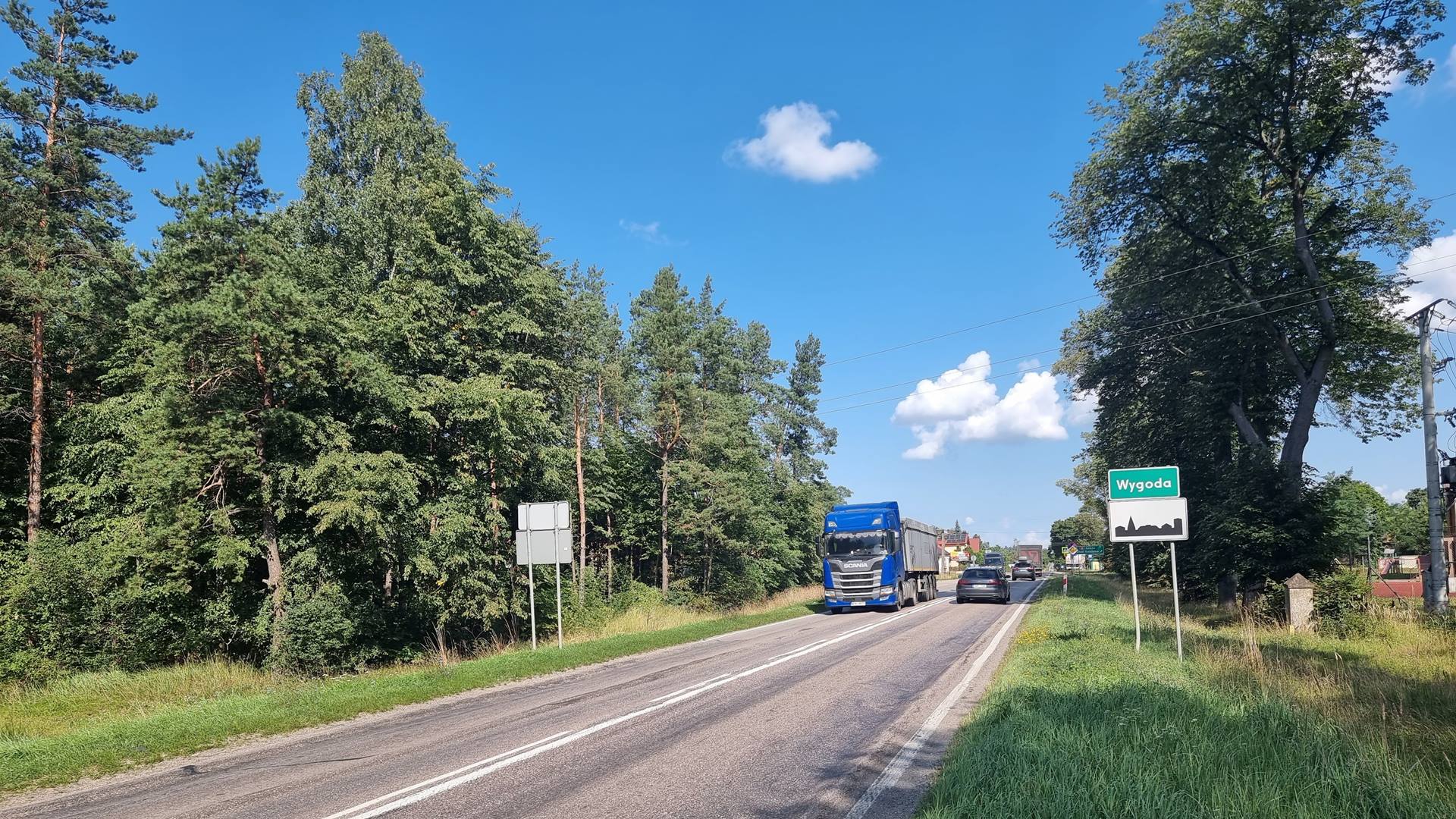 Remont drogi między Łomżą a Zambrowem - rozpoczęto prace na ostatnim odcinku