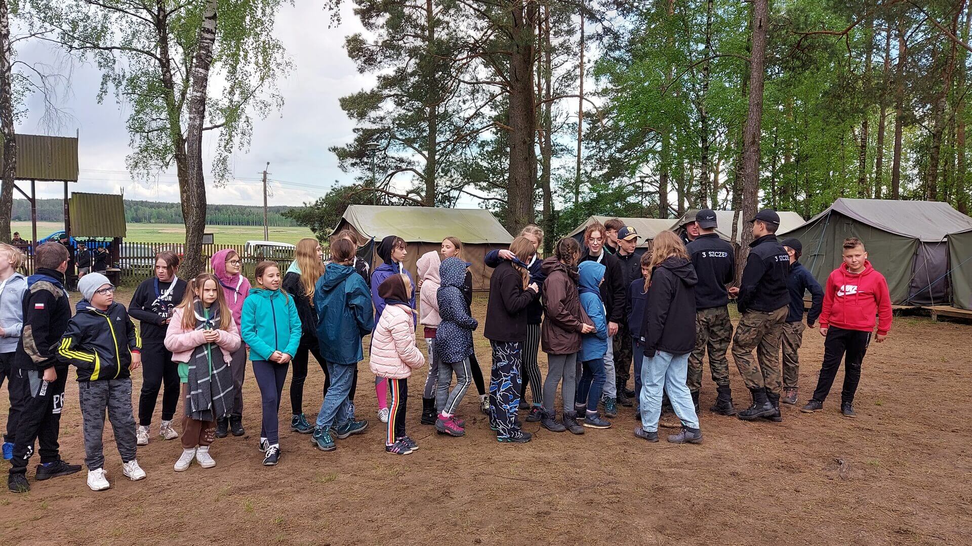 Kilkuset harcerzy, zuchów i instruktorów uczestniczy w zlocie Chorągwi Białostockiej ZHP