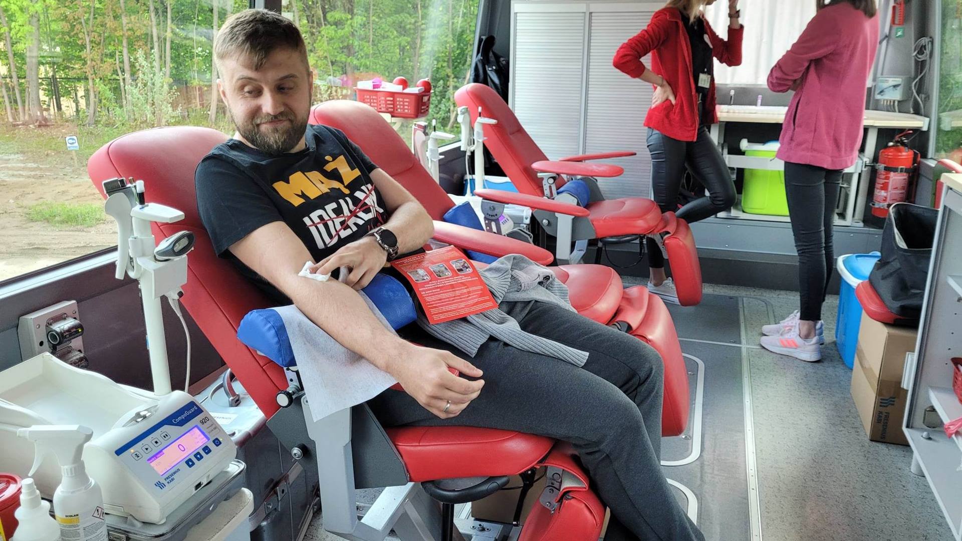 Przy siedzibie starostwa powiatowego w Białymstoku można było oddać krew