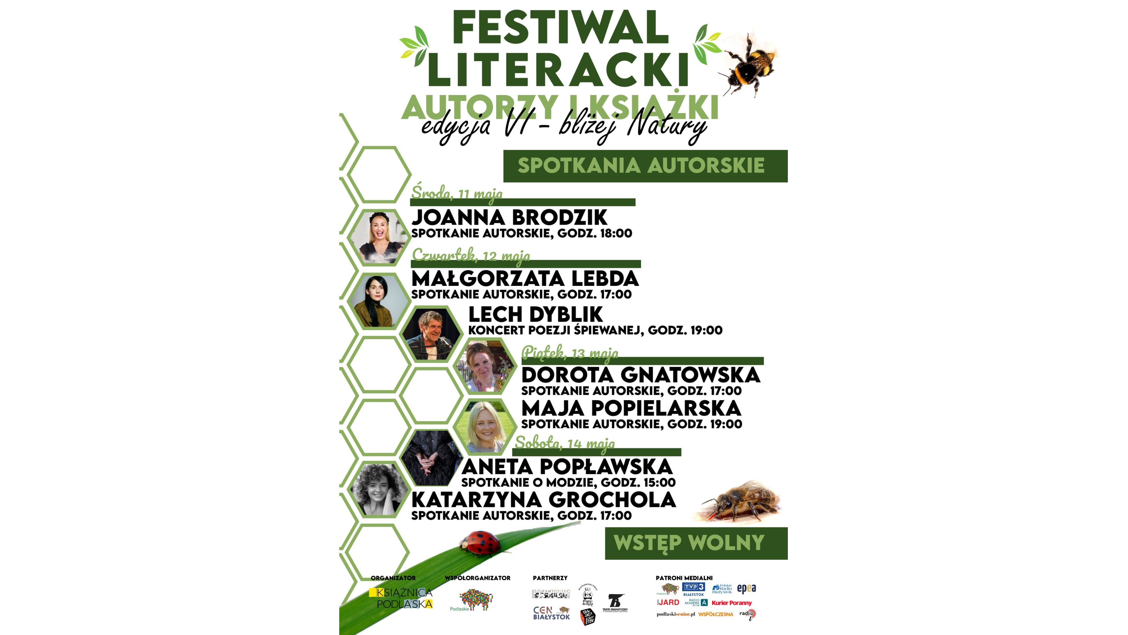 Spotkania z autorami i warsztaty - rozpoczyna się festiwal literacki "Bliżej natury" w Książnicy Podlaskiej