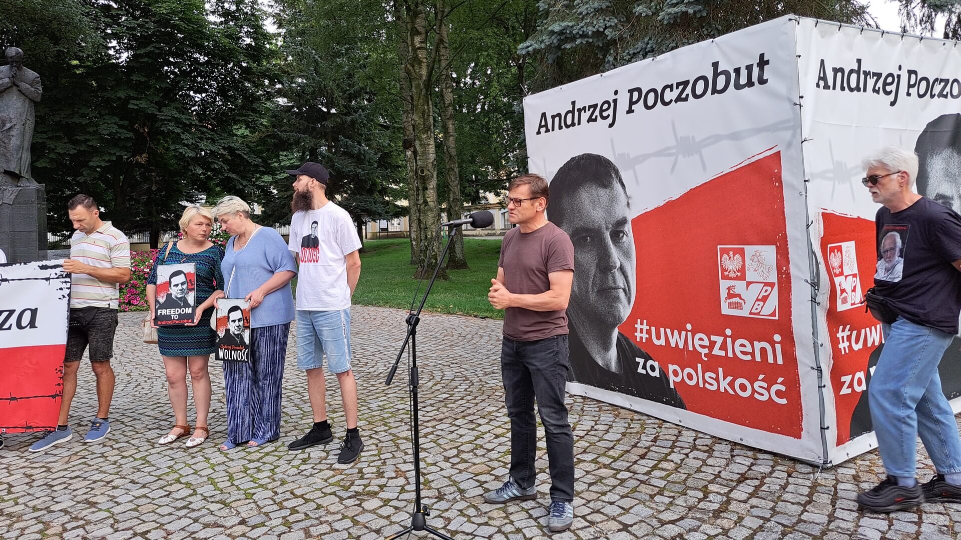Polacy i Białorusini wspólnie apelowali o wolność dla Andrzeja Poczobuta