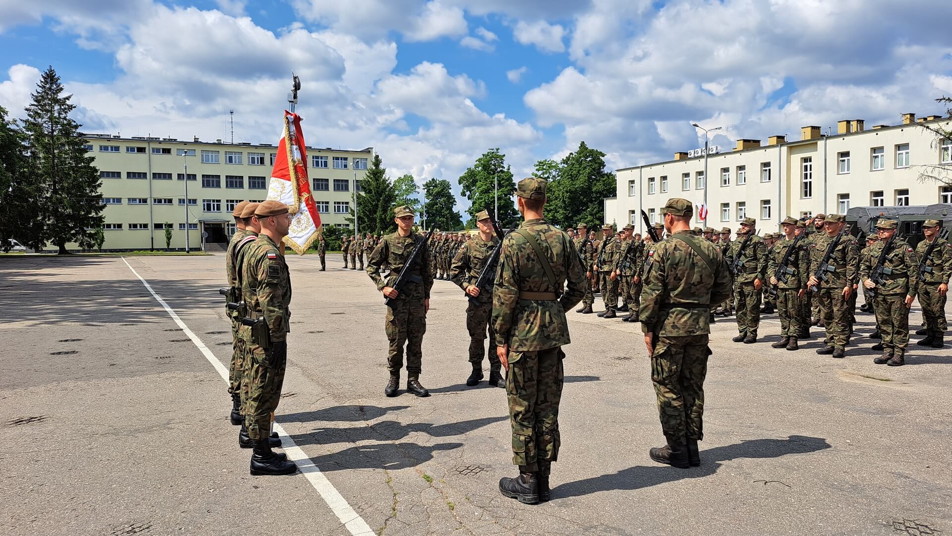 Ponad 100 terytorialsów złożyło w Białymstoku przysięgę wojskową