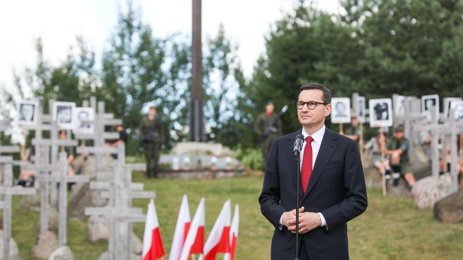 77. rocznica Obławy Augustowskiej - w uroczystościach wziął udział premier Mateusz Morawiecki
