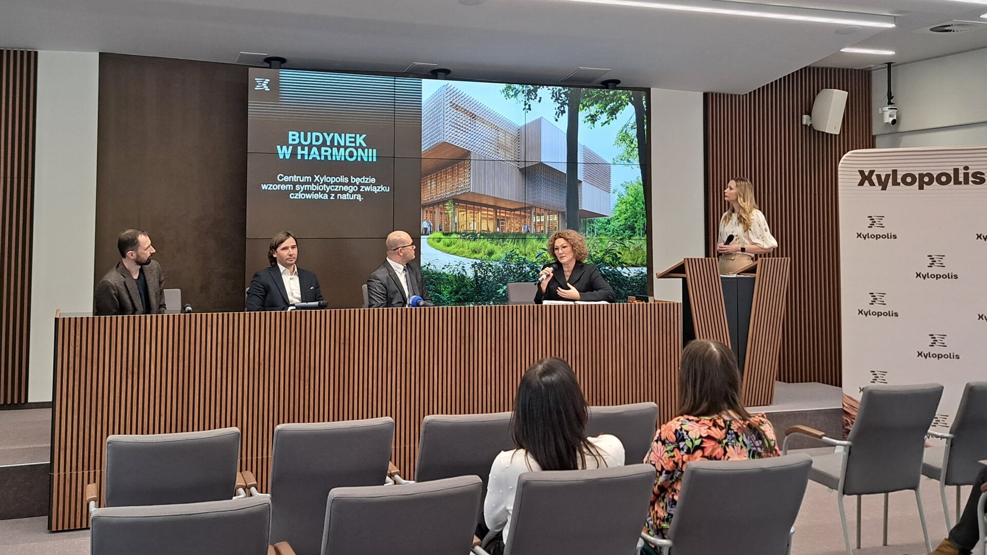 Nowoczesny drewniany budynek będzie siedzibą Xylopolis