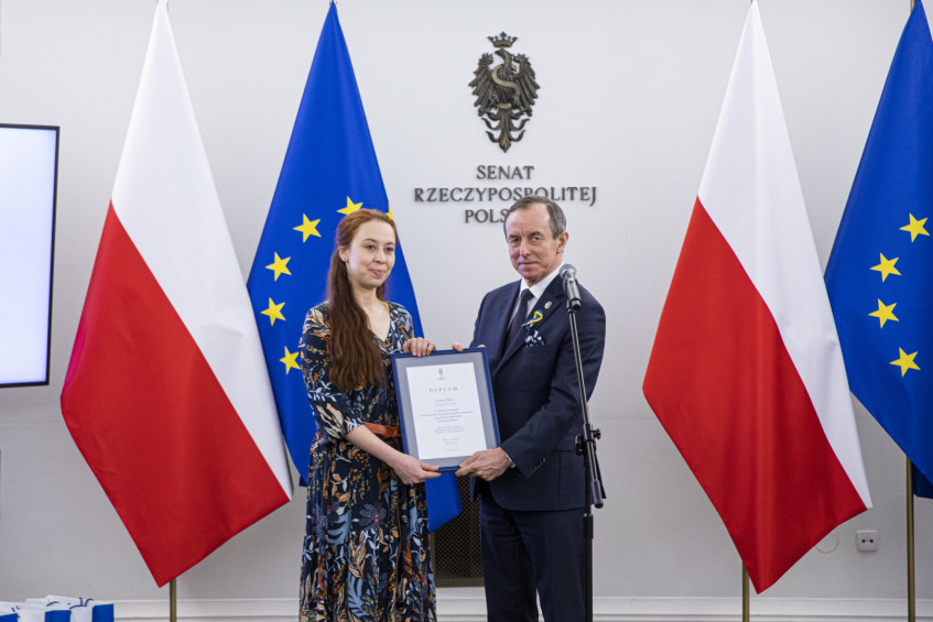 Joanna Sikora wyróżniona w Konkursie o Nagrodę Marszałka Senatu