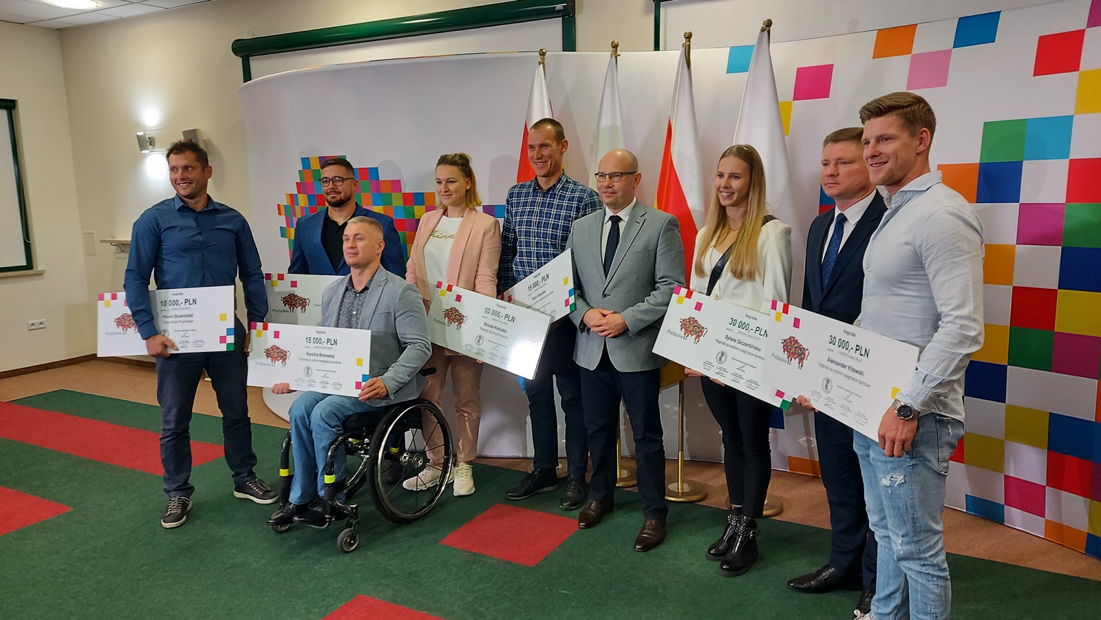 Kajakarze nagrodzeni przez zarząd woj. podlaskiego