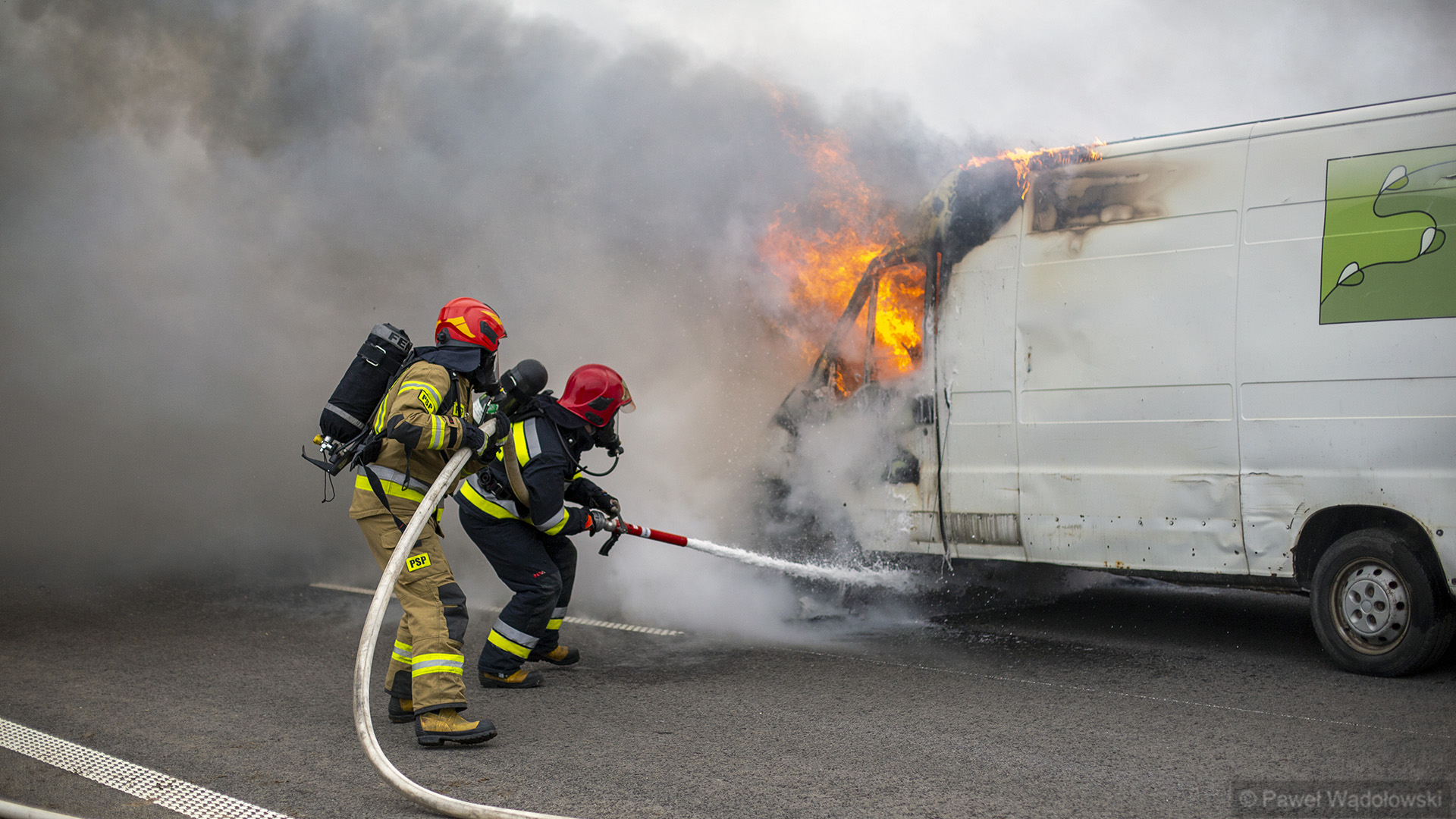 Ćwiczenia służb ratowniczych na trasie Via Baltica koło Łomży [zdjęcia, wideo]