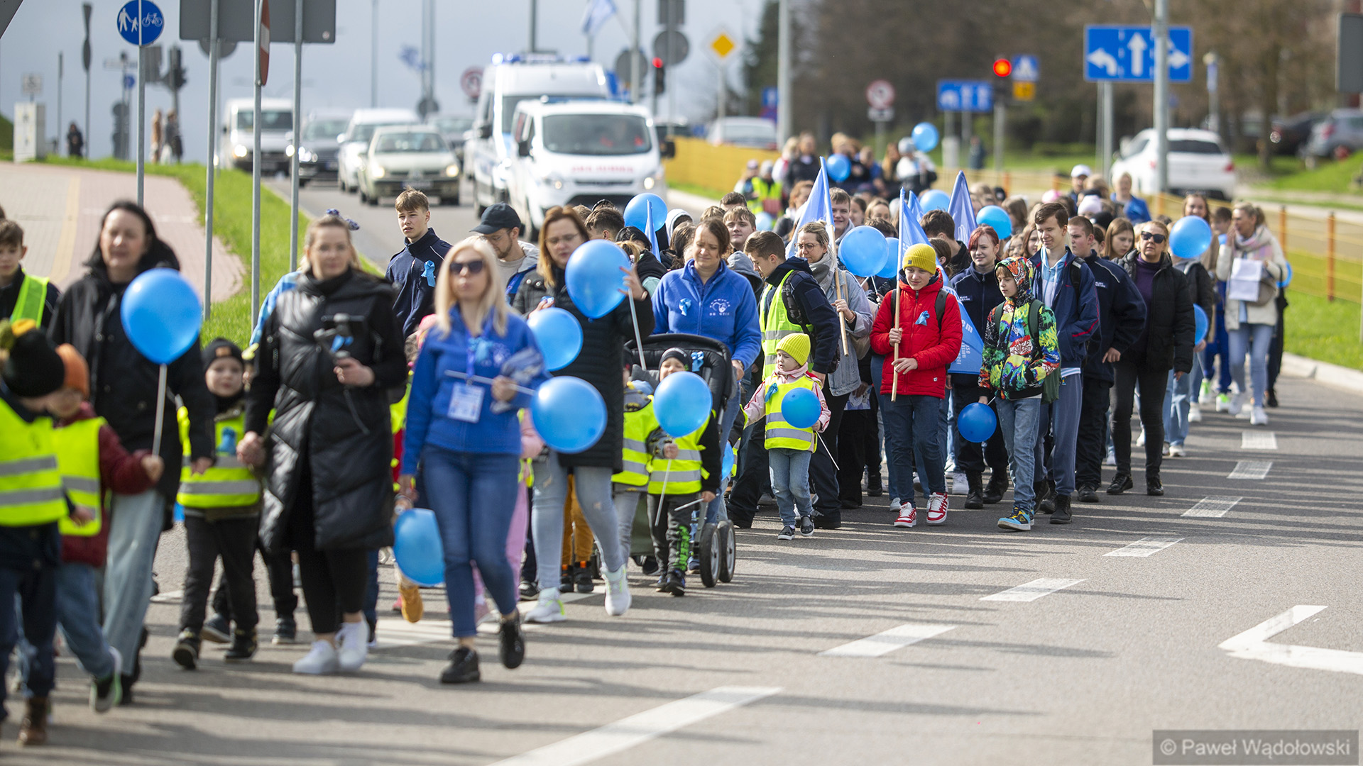 Świadomość autyzmu. Świat na niebiesko. Marsz w Łomży