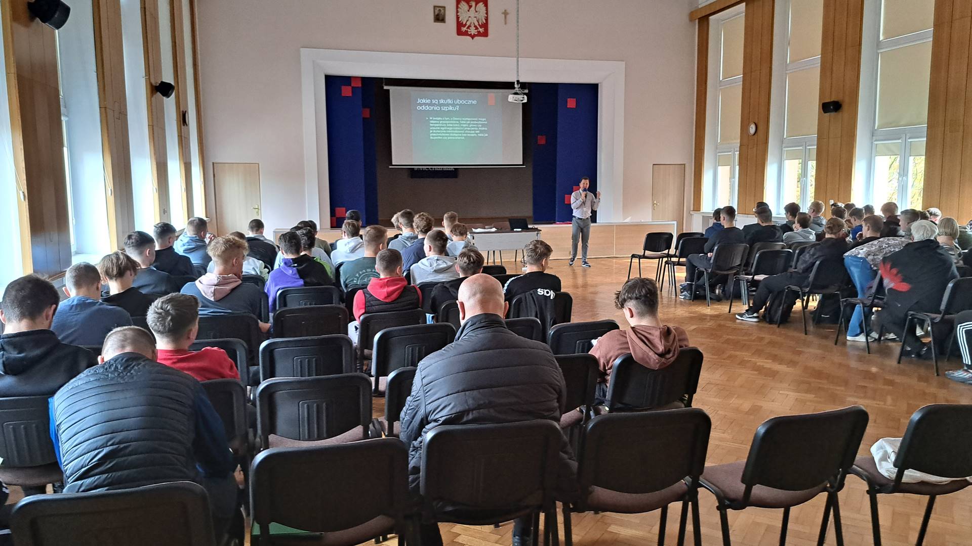 W białostockim "Mechaniaku" młodzież mogła dowiedzieć się jak zostać dawcą szpiku