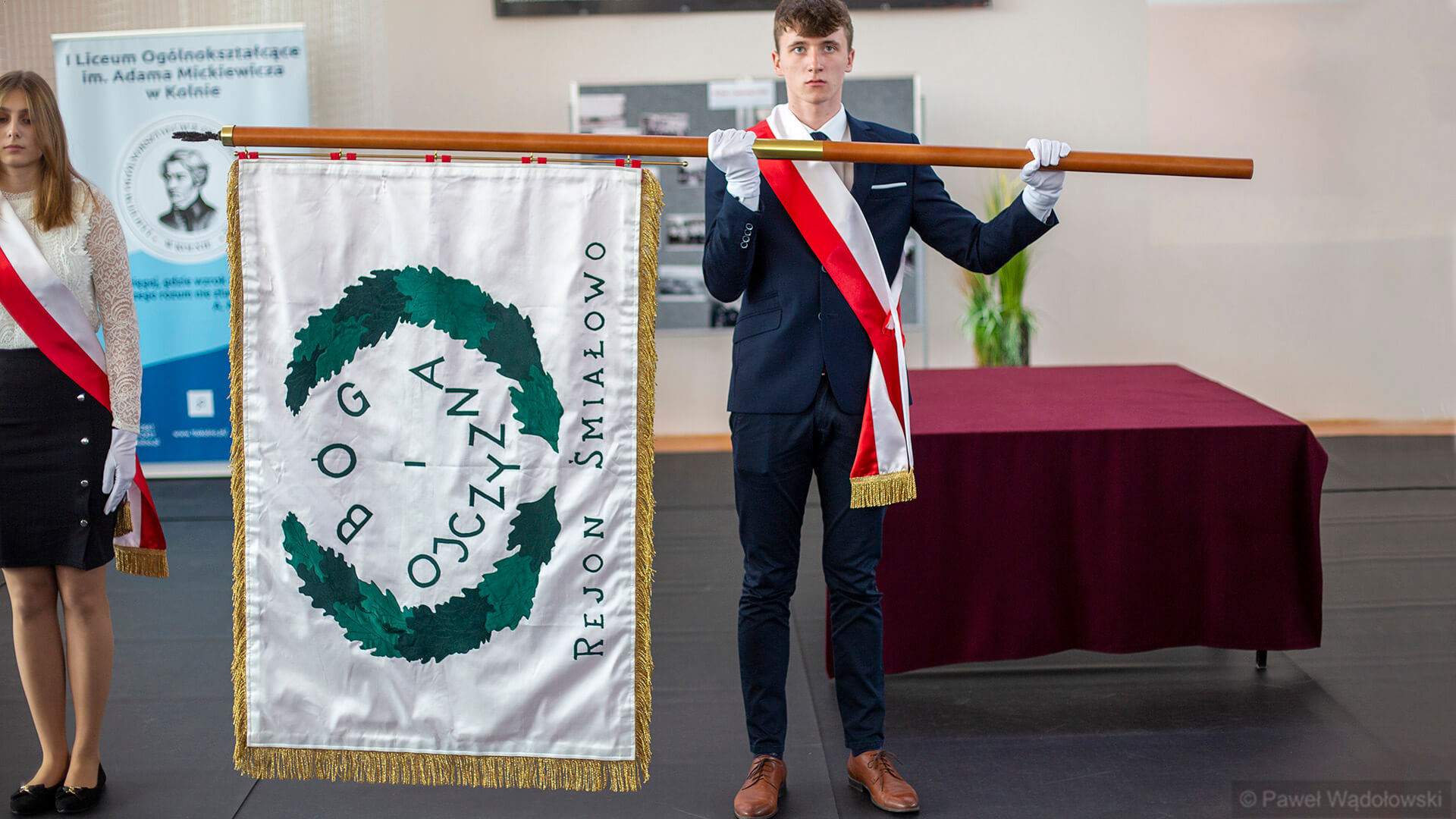 Powstała replika sztandaru żołnierzy AK Ziemi Kolneńskiej [zdjęcia]