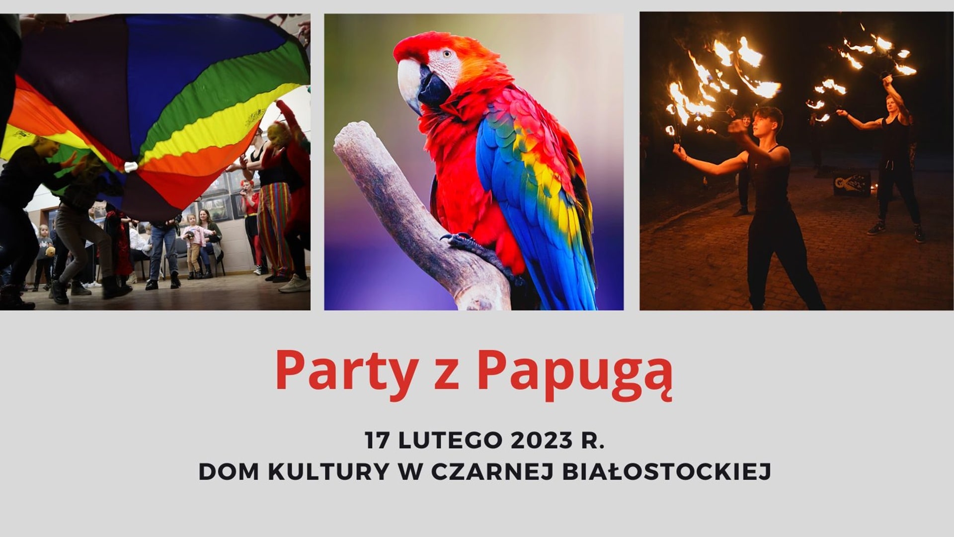 "Party z Papugą dla Gabi" - impreza charytatywna w Czarnej Białostockiej