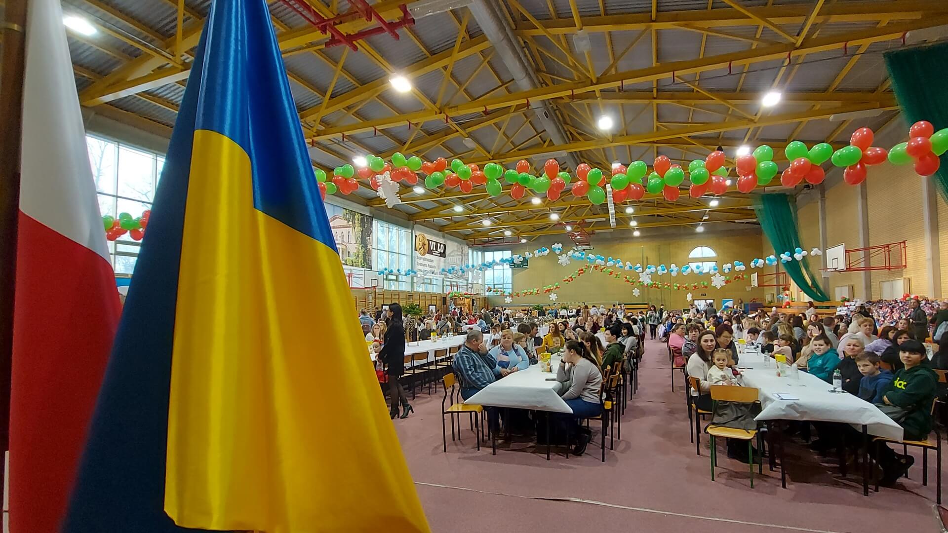 Około 600 uchodźców z Ukrainy wzięło udział w świątecznym spotkaniu w Białymstoku