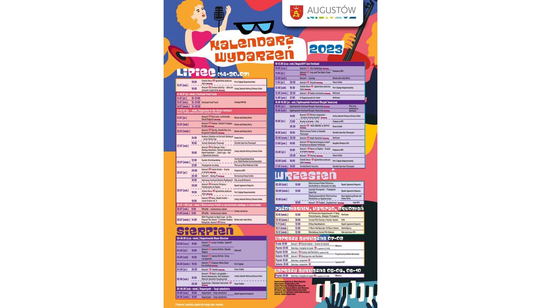 Augustów latem 2023 - gwiazdy, festiwale i nowa aplikacja
