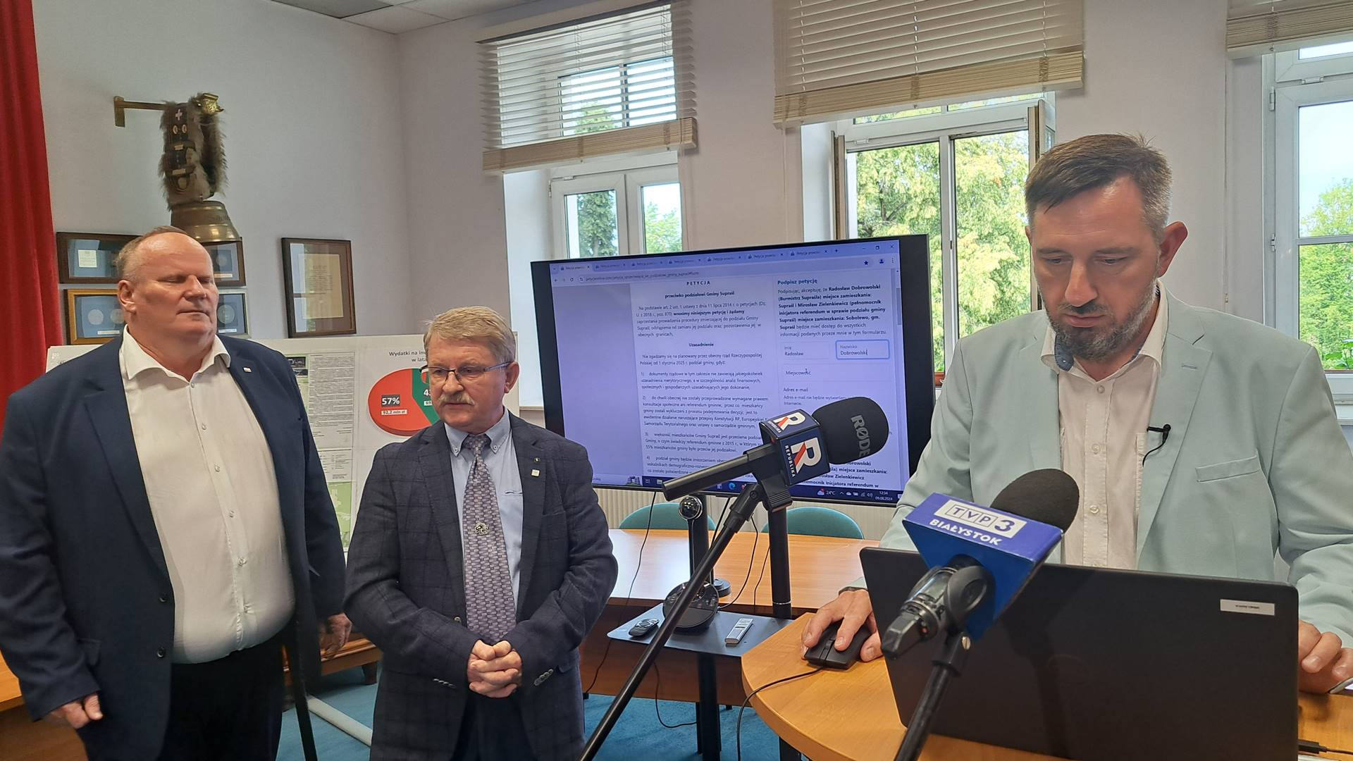 Władze Supraśla sprzeciwiają się planom wydzielenia nowej gminy Grabówka - przygotowały internetową petycję