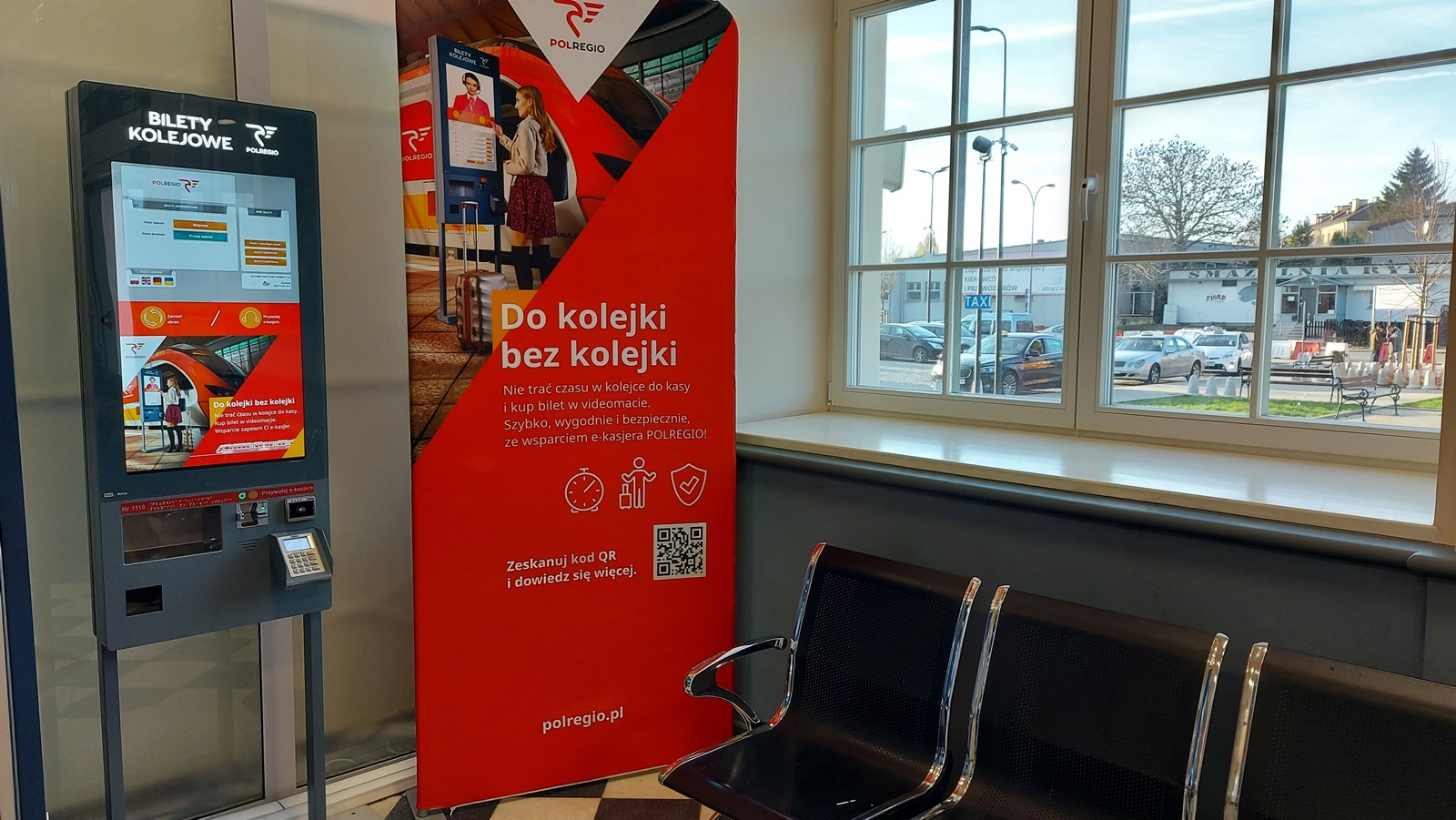 Na dworcu PKP w Białymstoku pojawił się wideomat